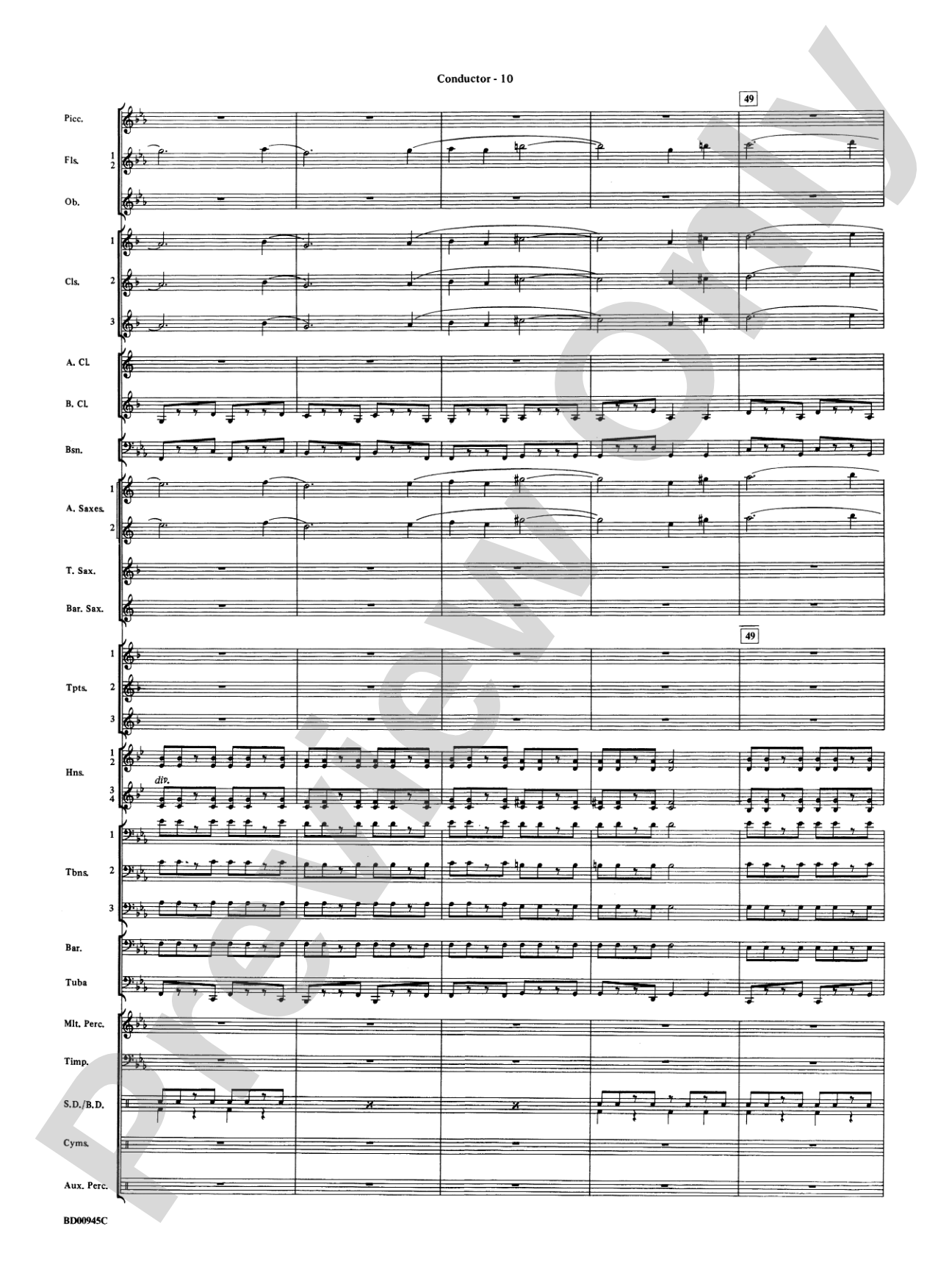 Okeanos: Concert Band Conductor Score & Parts