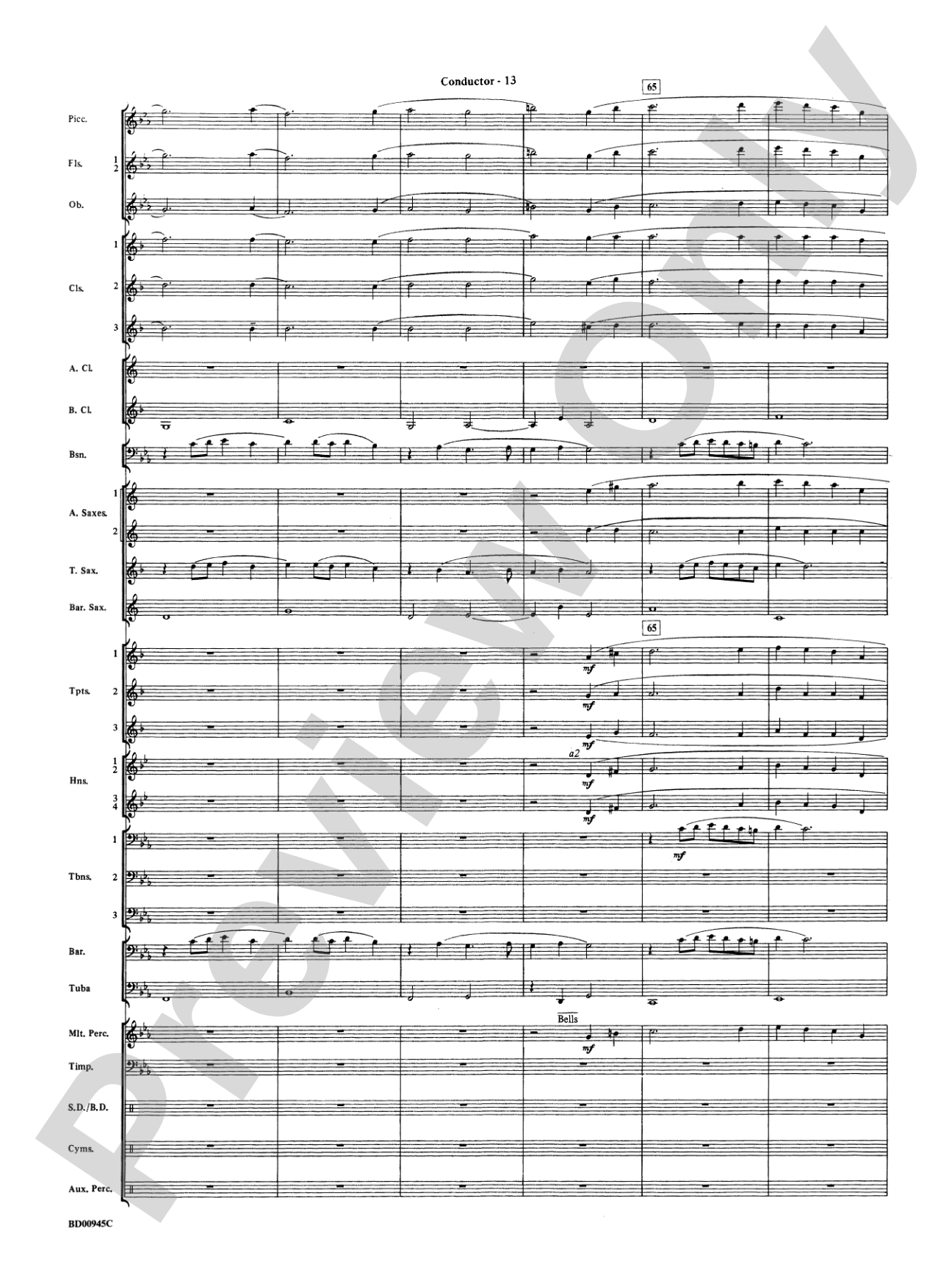 Okeanos: Concert Band Conductor Score & Parts