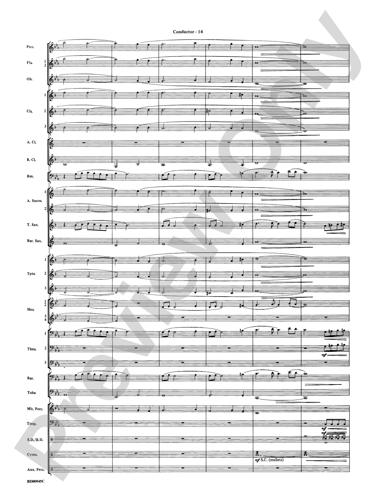 Okeanos: Concert Band Conductor Score & Parts