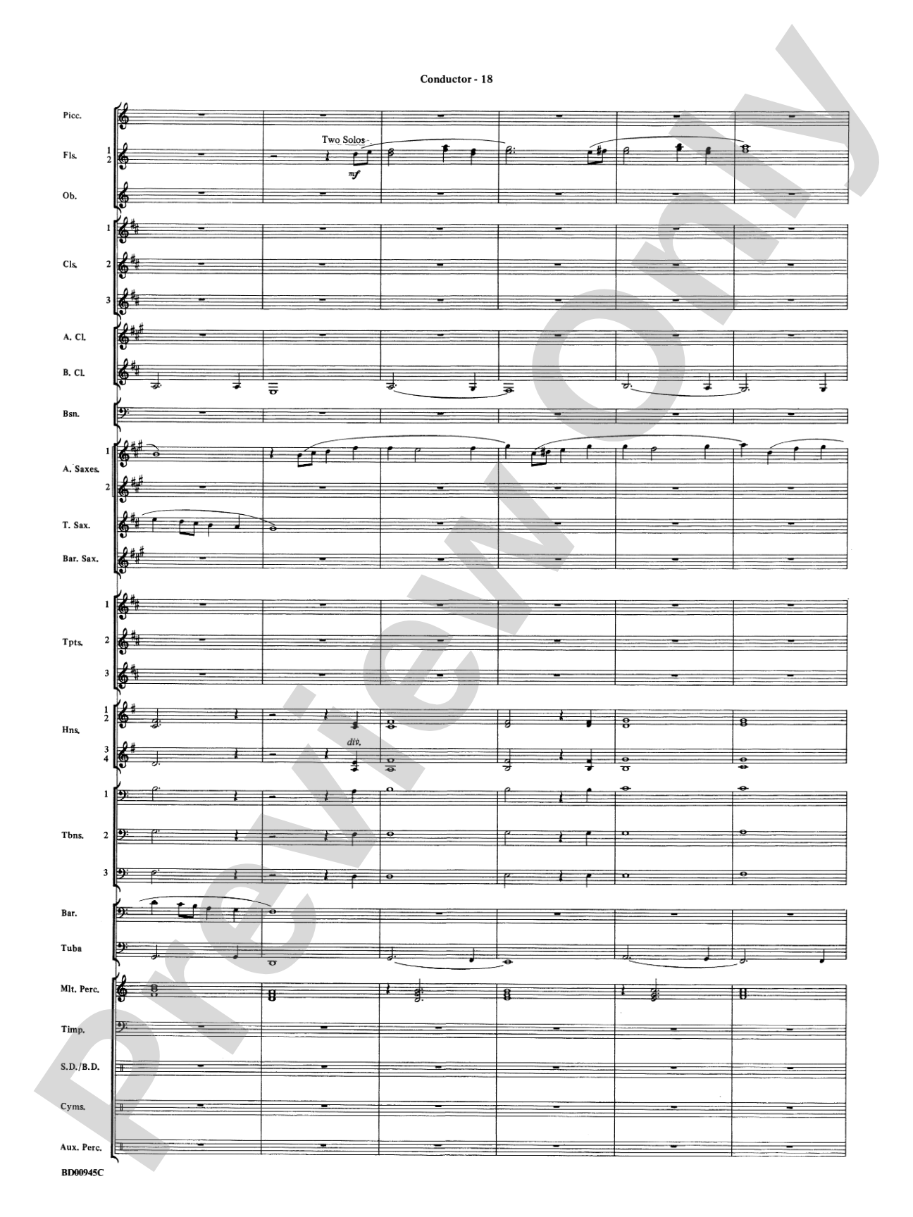 Okeanos: Concert Band Conductor Score & Parts