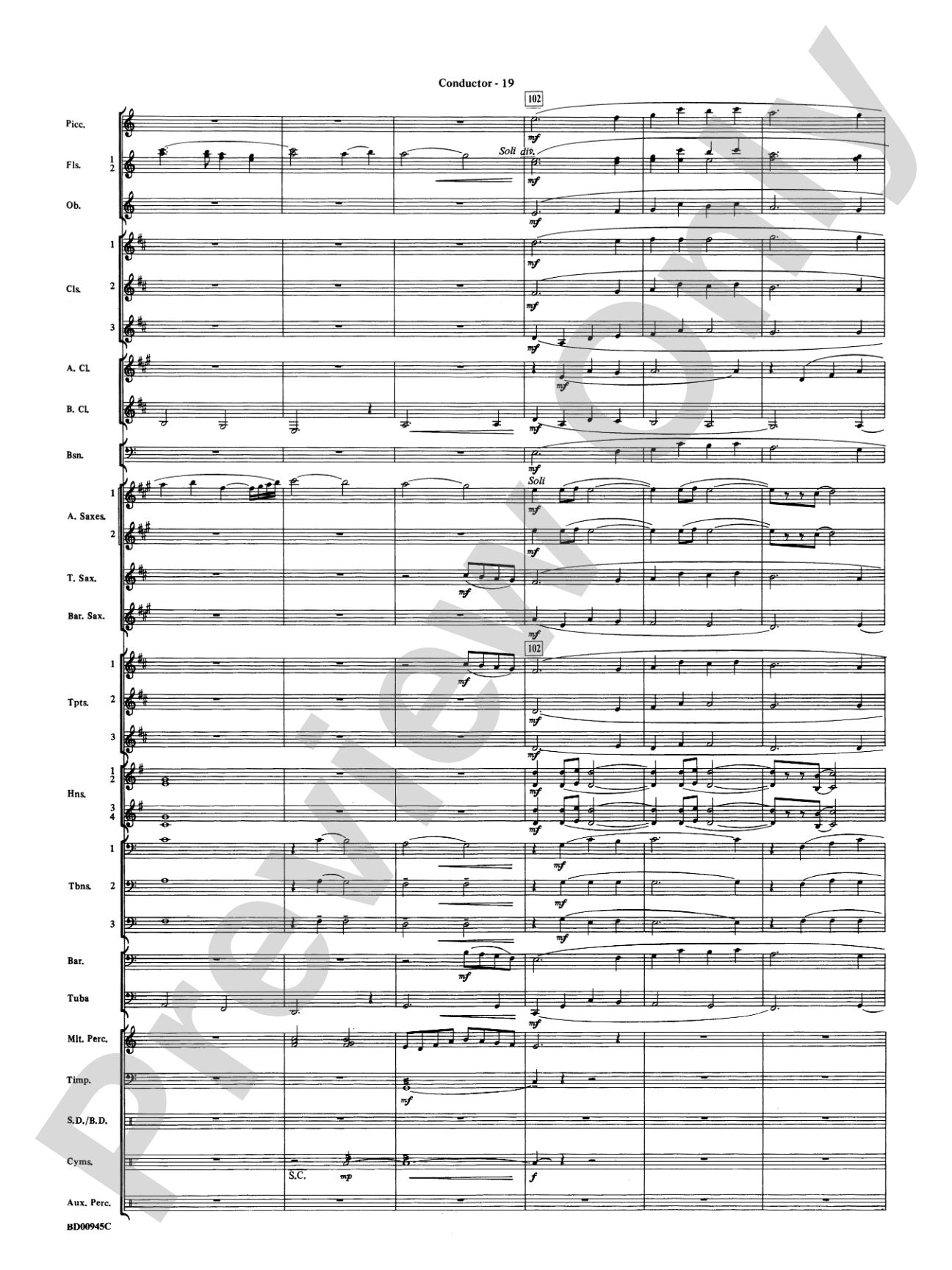 Okeanos: Concert Band Conductor Score & Parts
