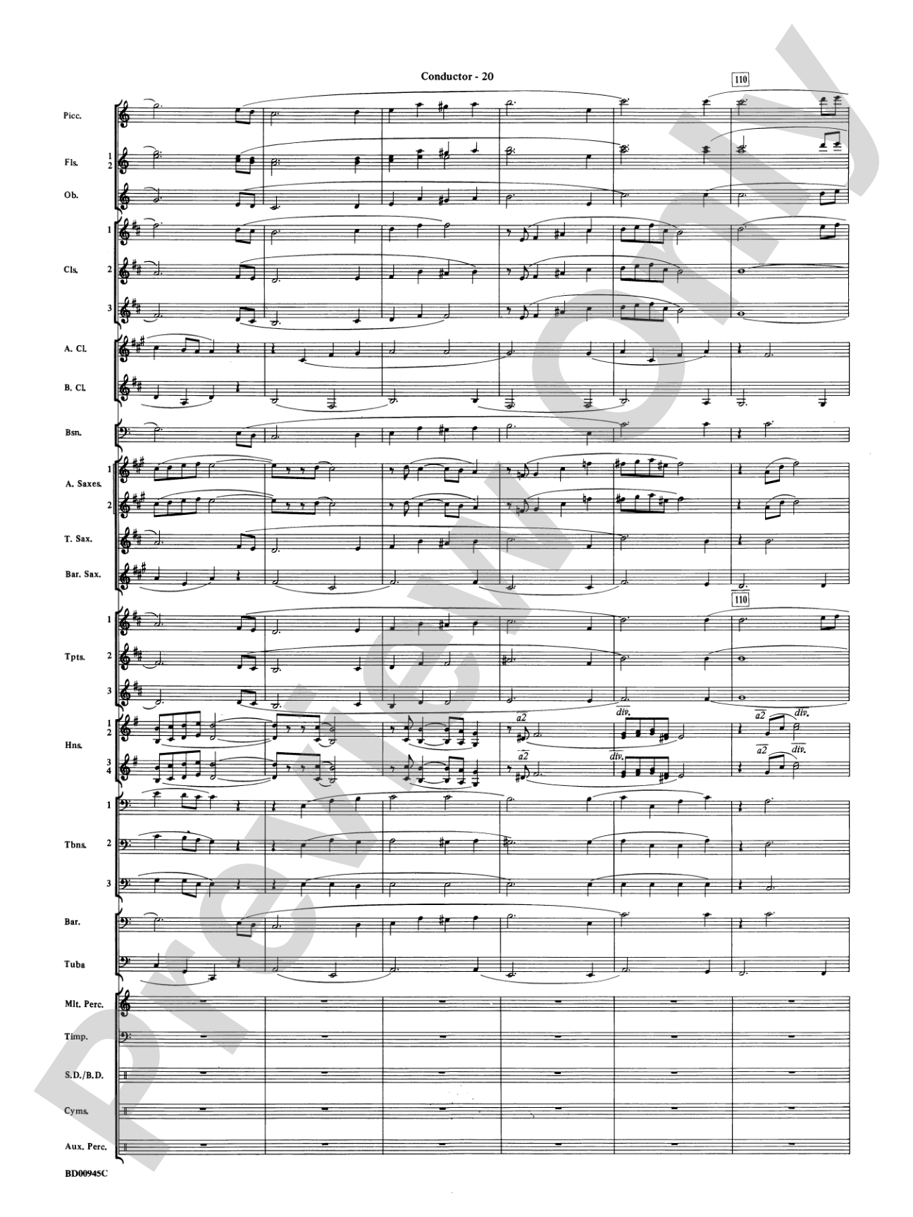 Okeanos: Concert Band Conductor Score & Parts