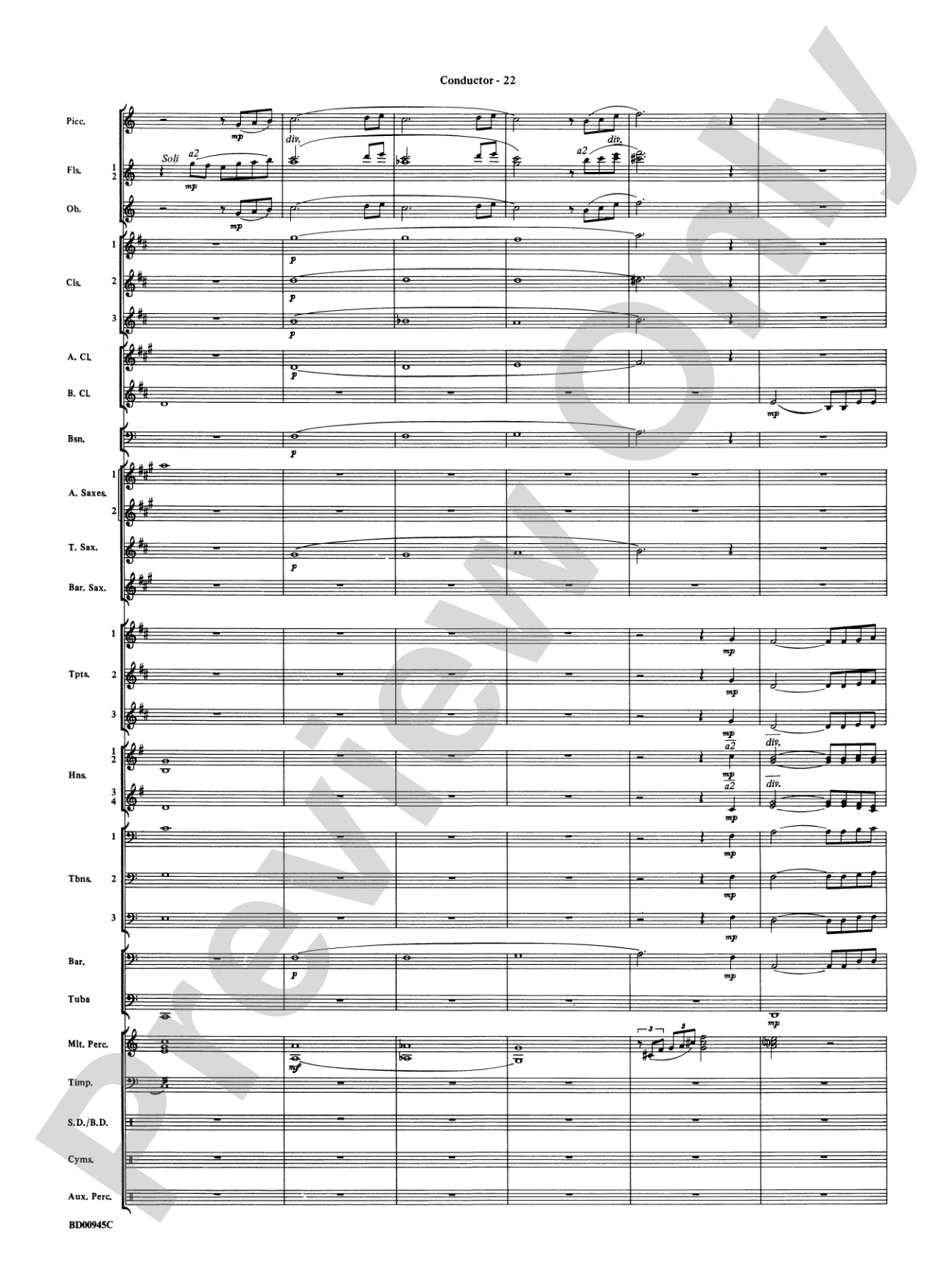 Okeanos: Concert Band Conductor Score & Parts