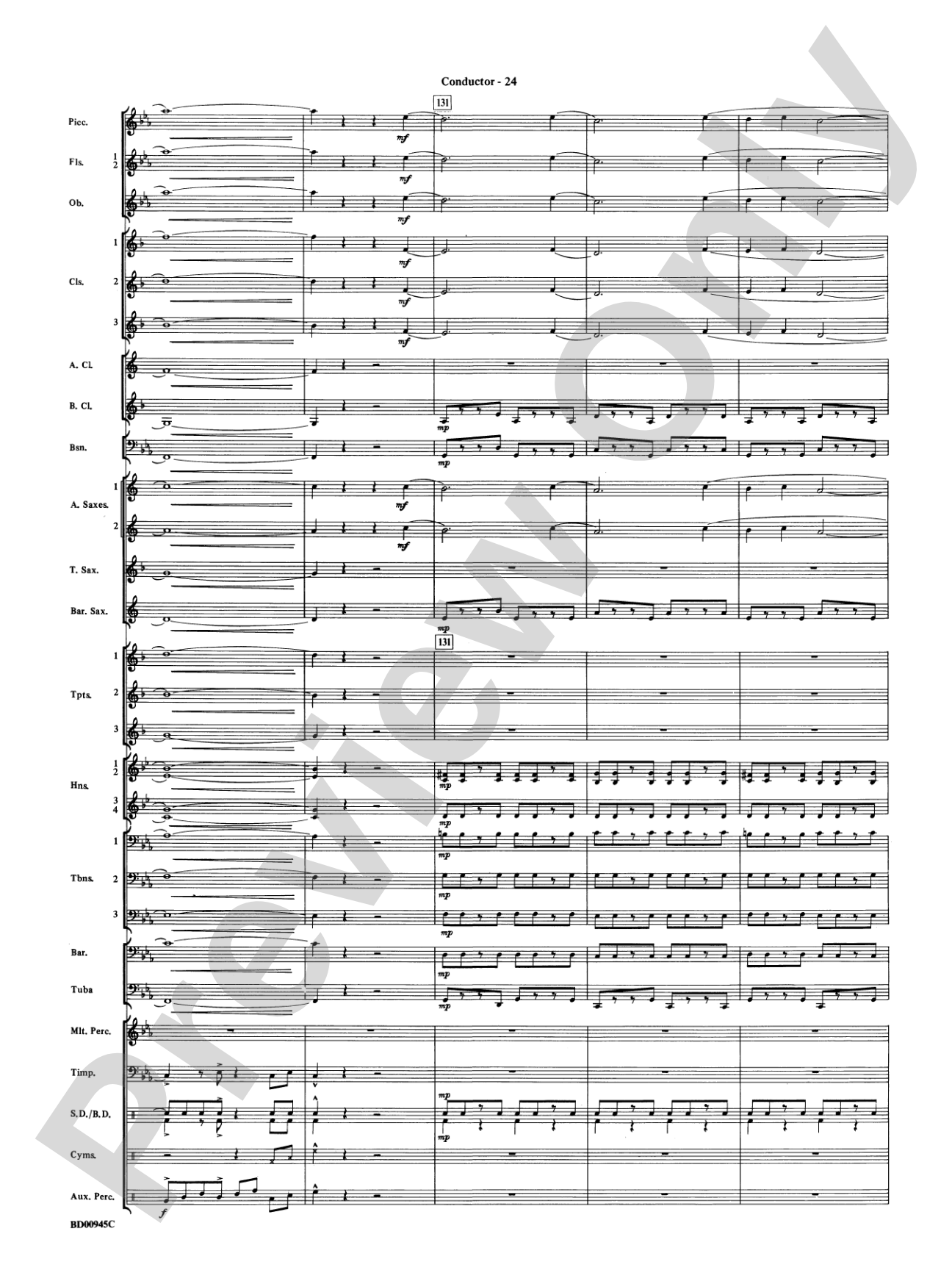 Okeanos: Concert Band Conductor Score & Parts