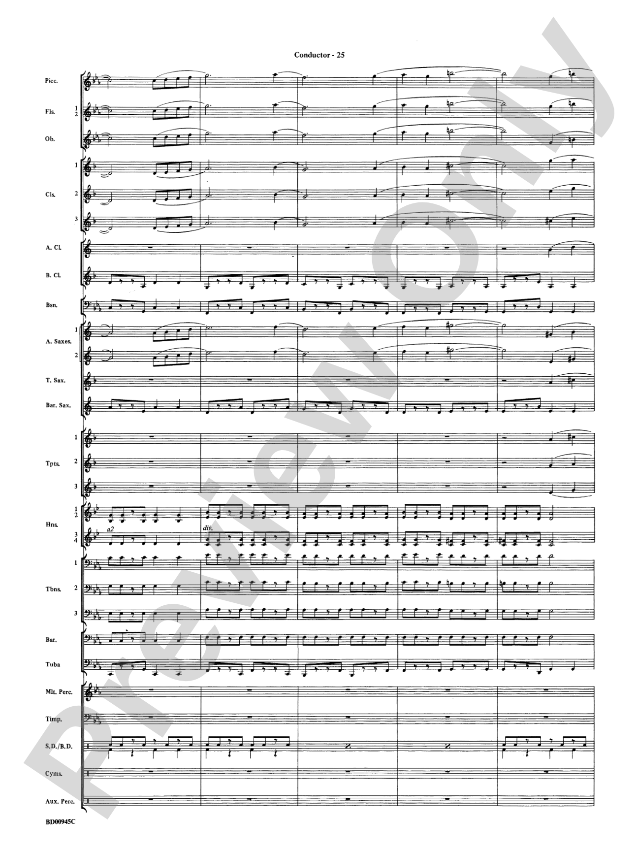 Okeanos: Concert Band Conductor Score & Parts