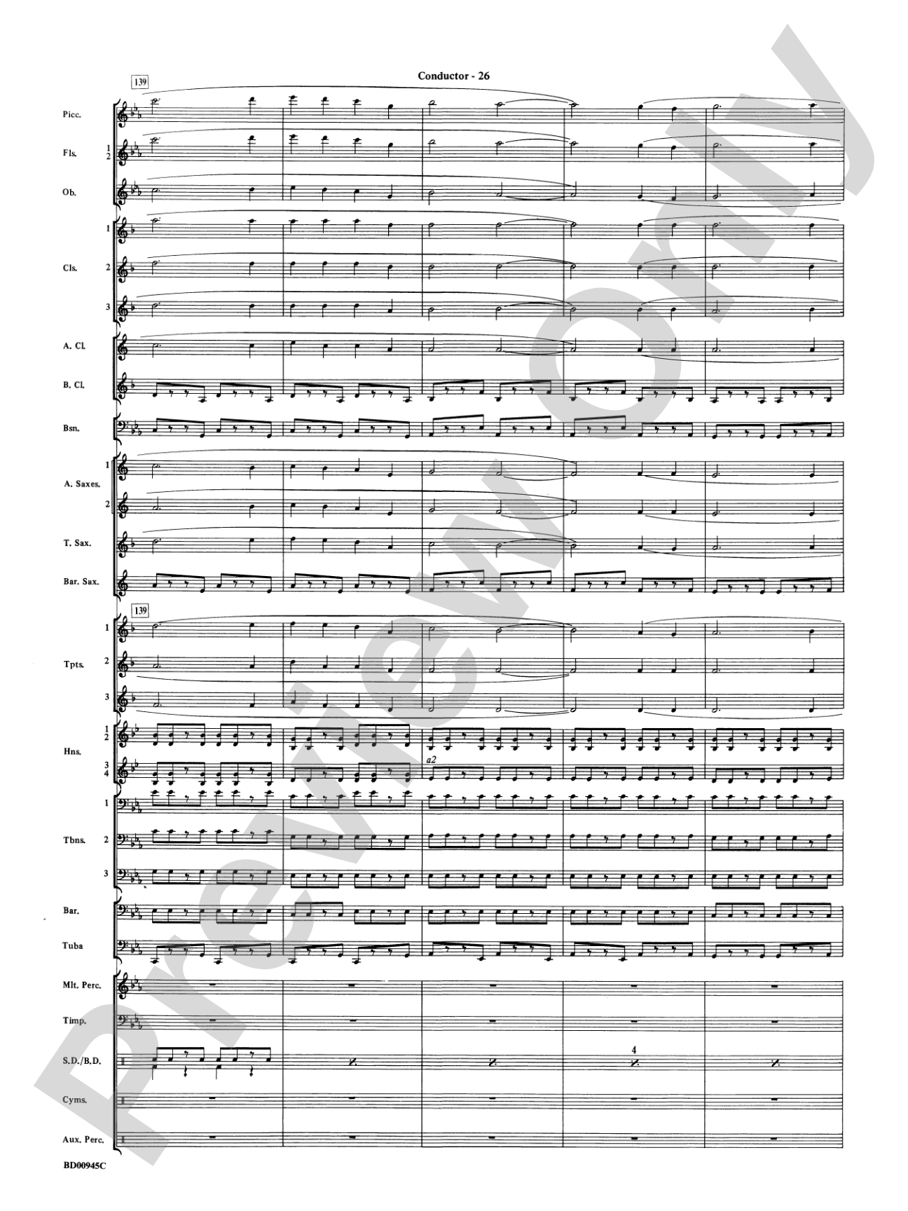 Okeanos: Concert Band Conductor Score & Parts