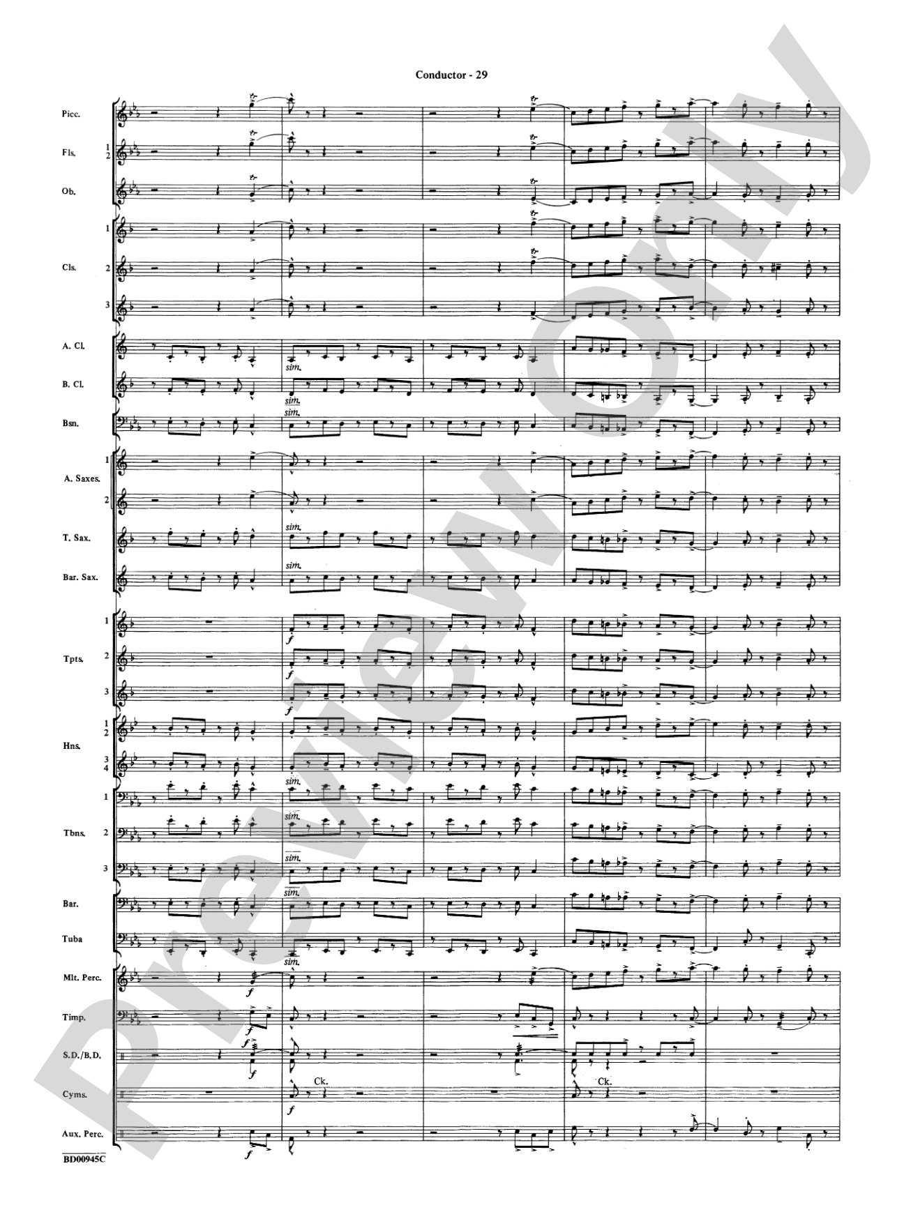 Okeanos: Concert Band Conductor Score & Parts