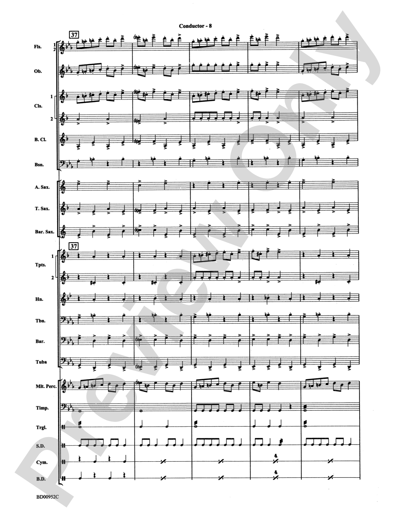 In the Hall of the Mountain King (from Peer Gynt Suite No. 1): Concert Band Conductor Score & Parts