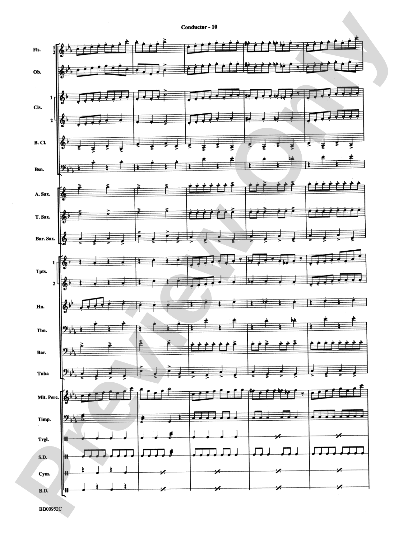 In the Hall of the Mountain King (from Peer Gynt Suite No. 1): Concert Band Conductor Score & Parts