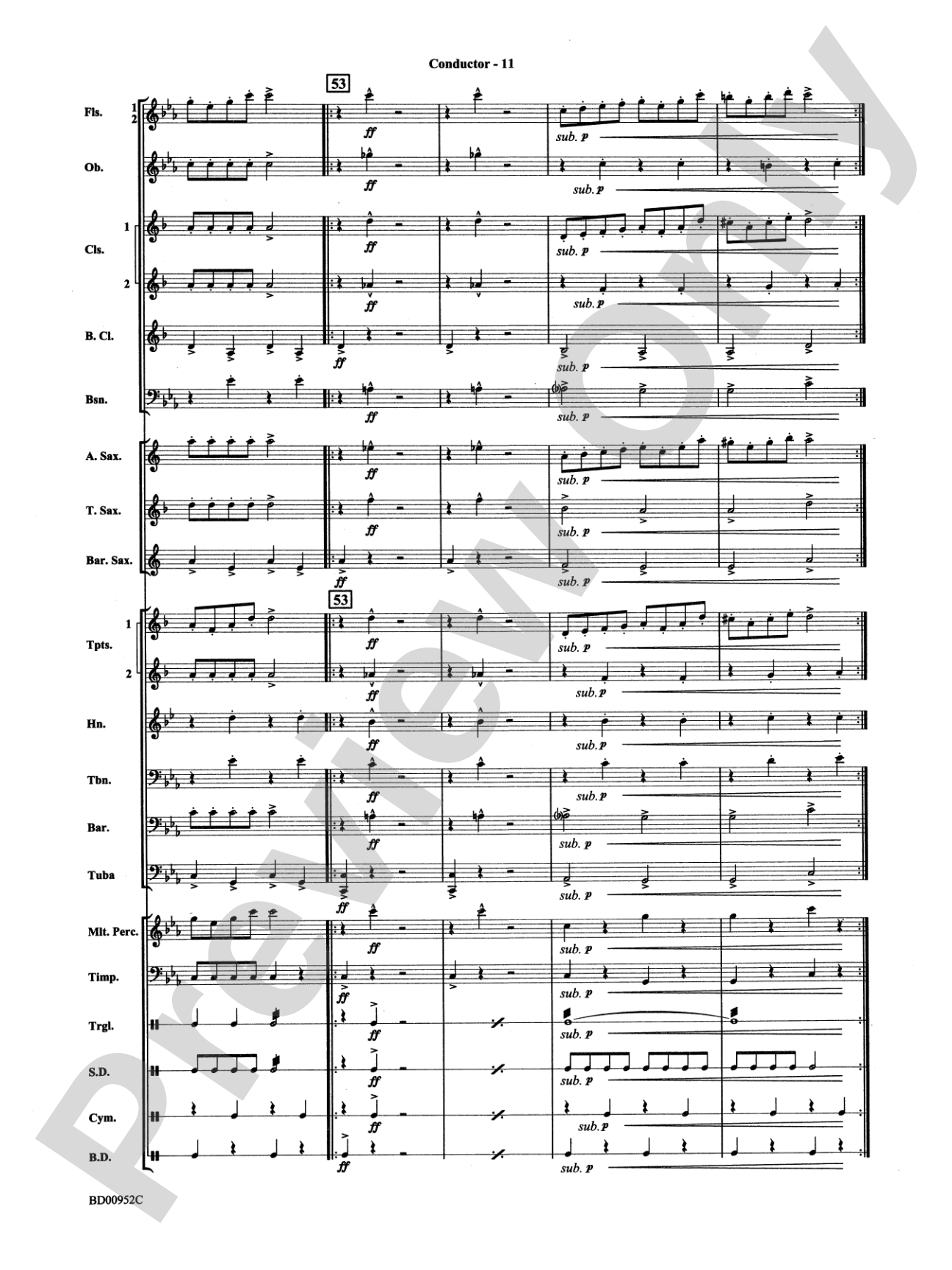 In the Hall of the Mountain King (from Peer Gynt Suite No. 1): Concert Band Conductor Score & Parts