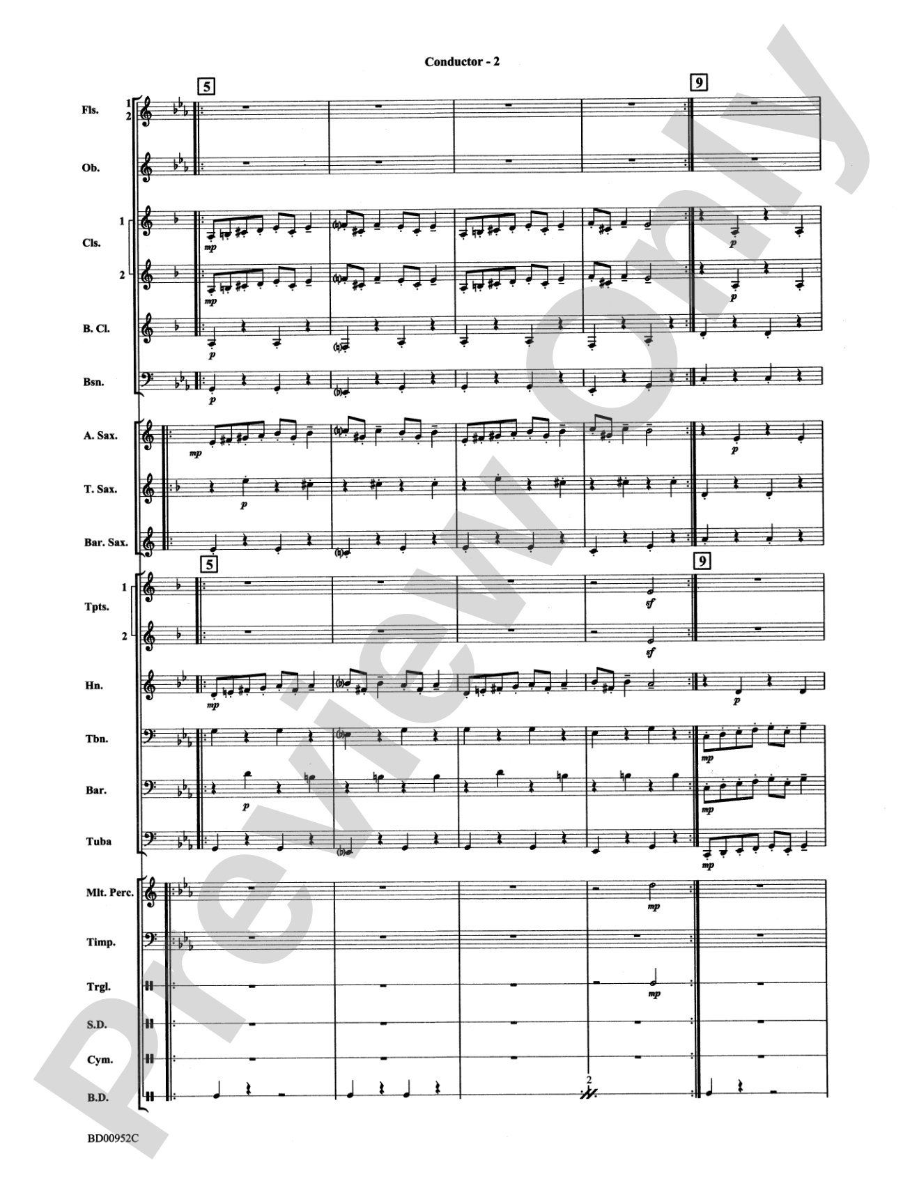 In the Hall of the Mountain King (from Peer Gynt Suite No. 1): Concert Band Conductor Score & Parts