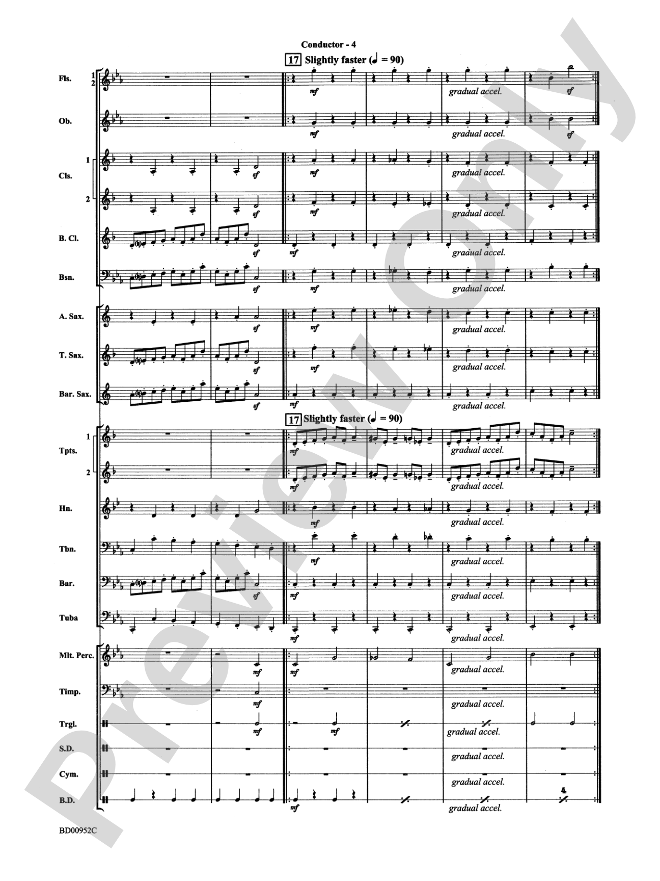 In the Hall of the Mountain King (from Peer Gynt Suite No. 1): Concert Band Conductor Score & Parts