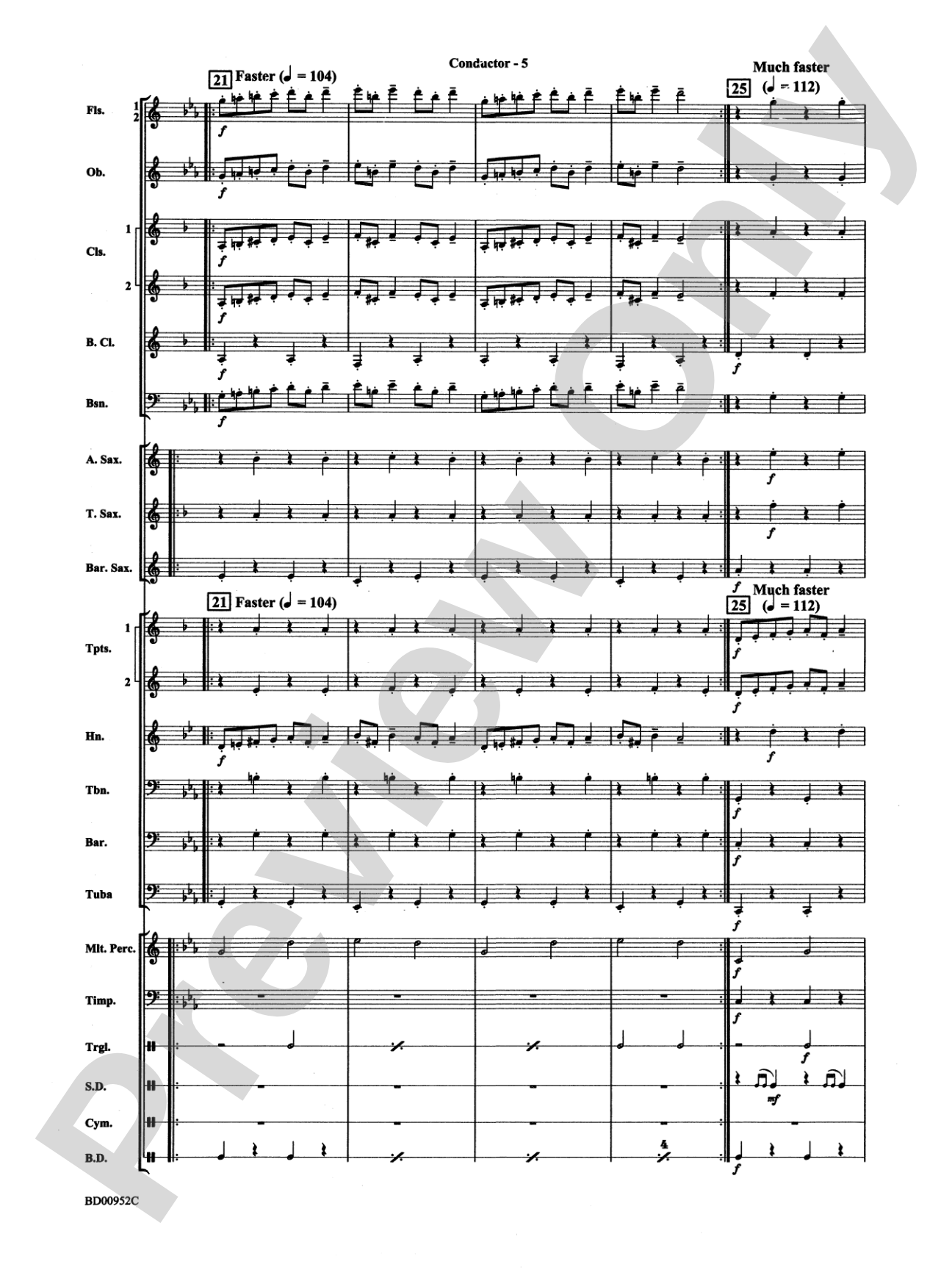 In the Hall of the Mountain King (from Peer Gynt Suite No. 1): Concert Band Conductor Score & Parts