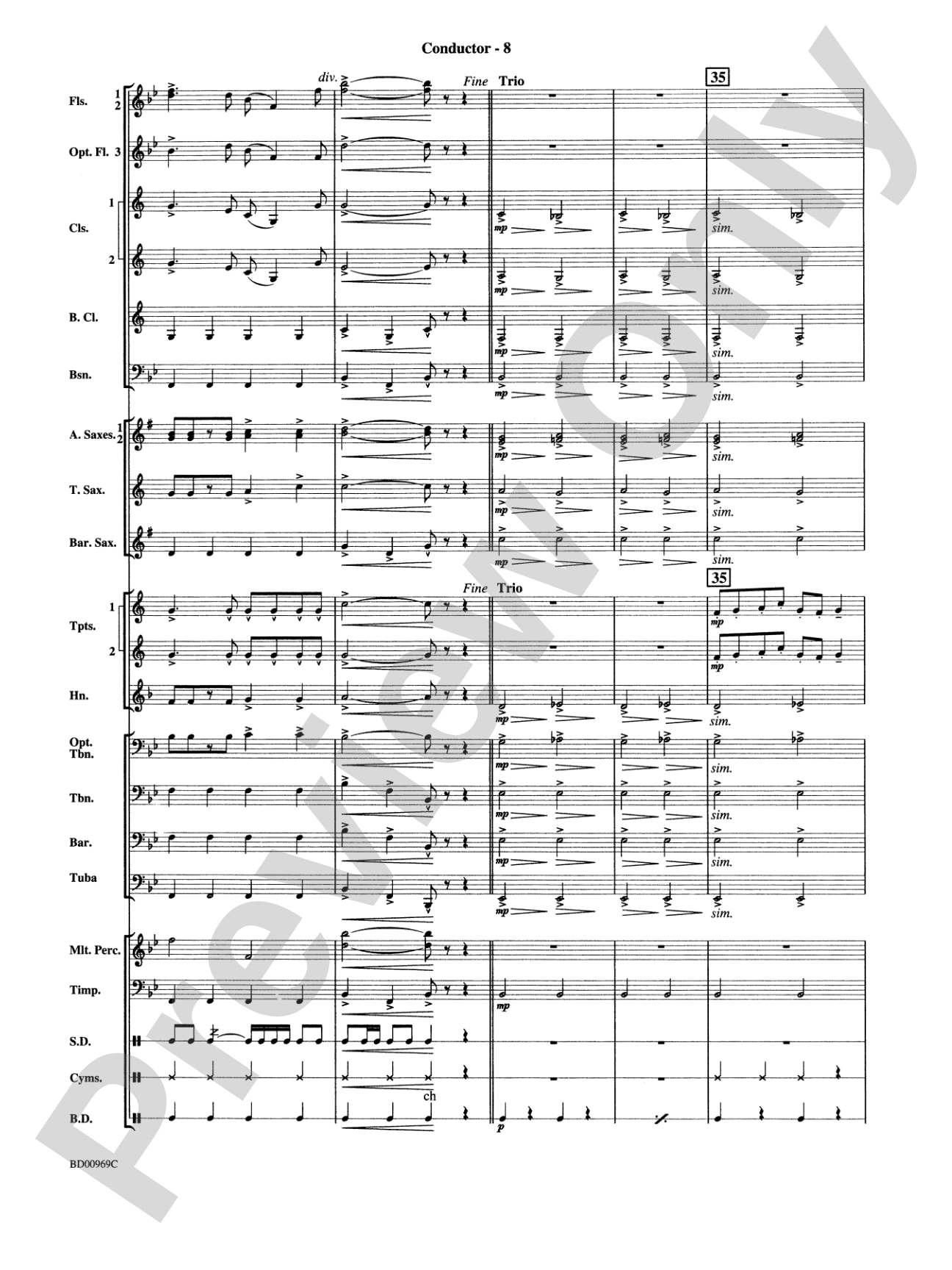 Valdres: Concert Band Conductor Score & Parts