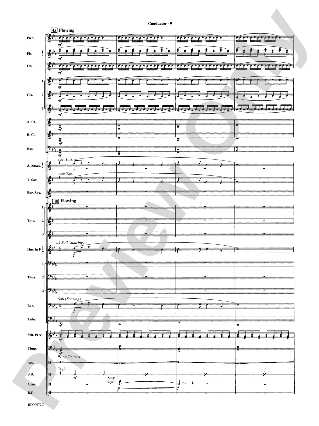 In the Bleak Midwinter: Concert Band Conductor Score & Parts
