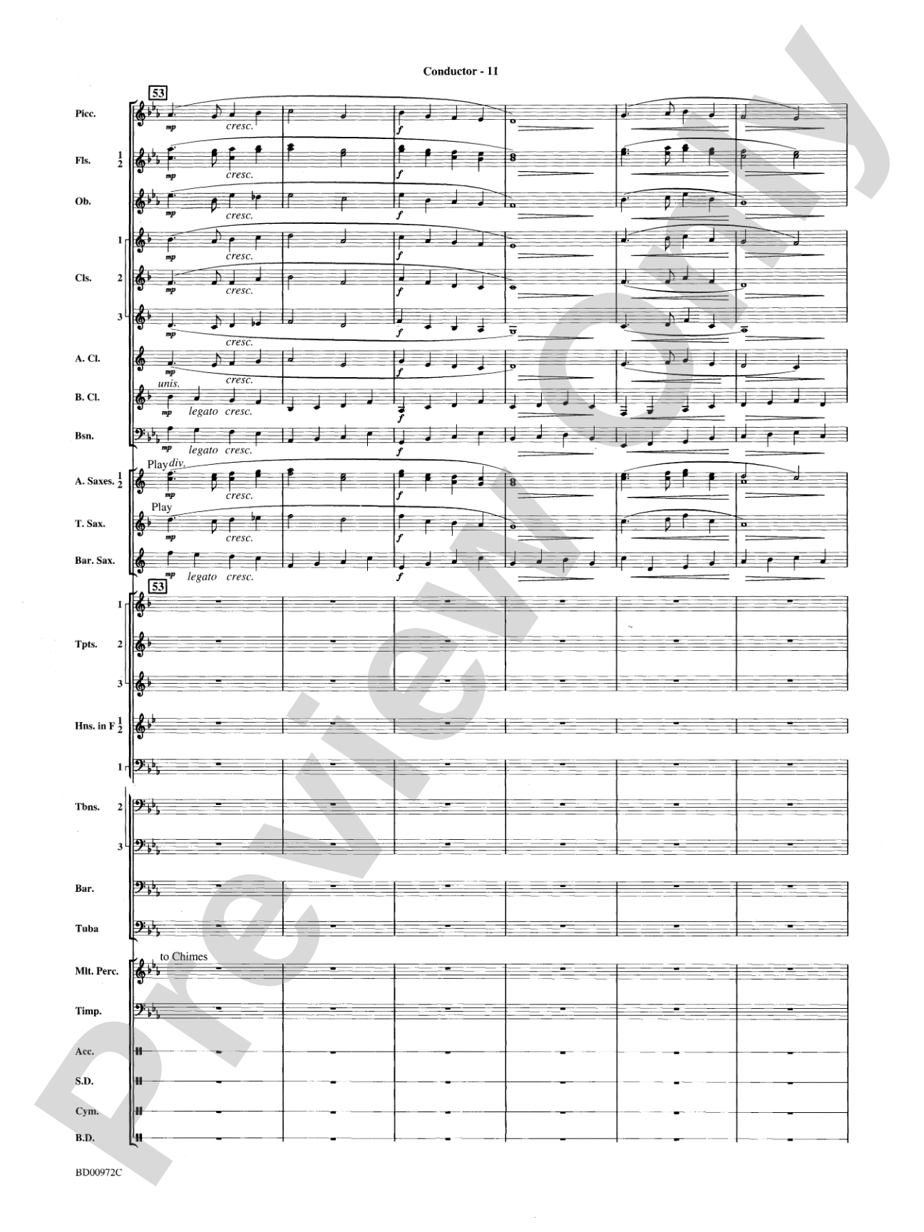 In the Bleak Midwinter: Concert Band Conductor Score & Parts