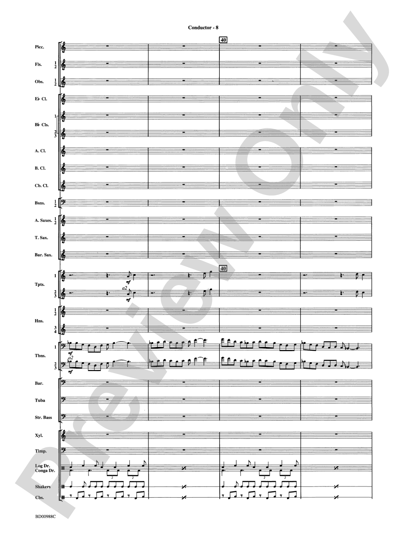 Kilimanjaro: An African Portrait: Concert Band Conductor Score & Parts