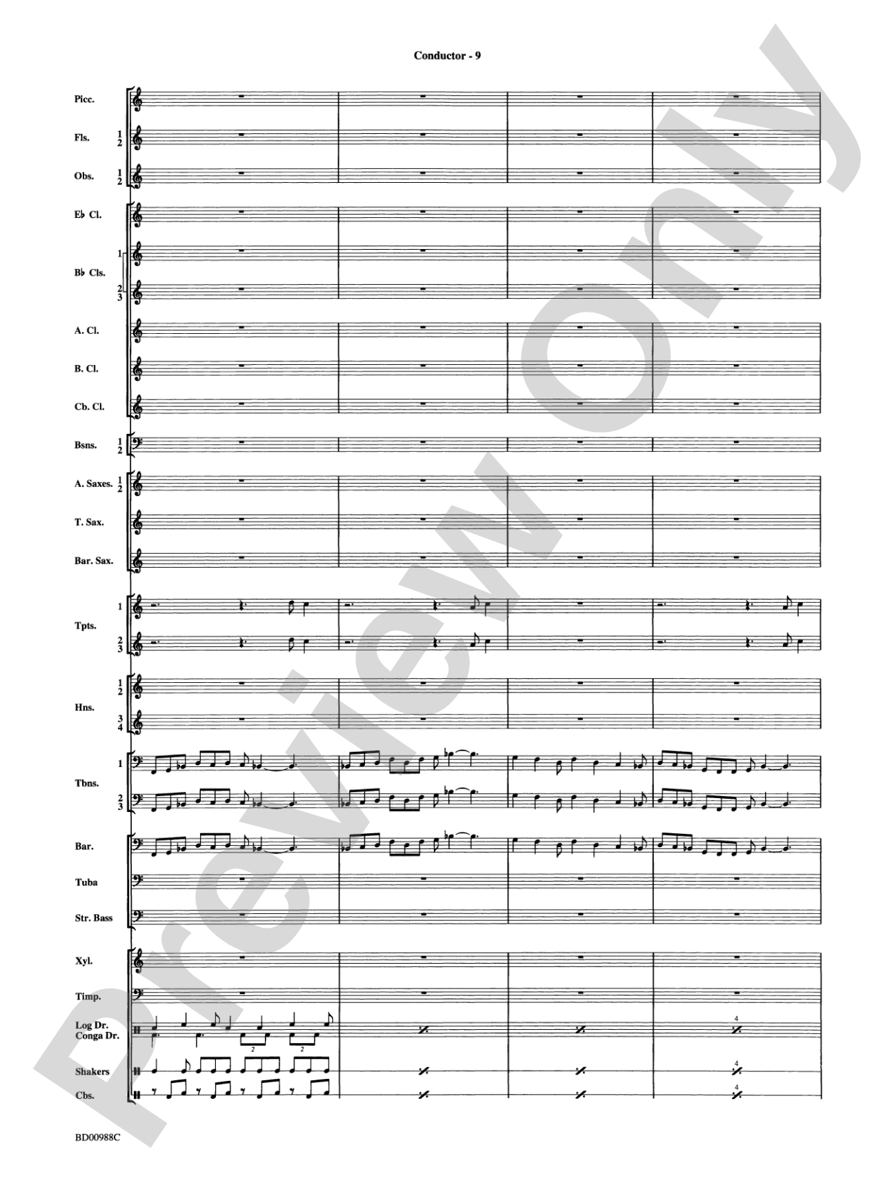Kilimanjaro: An African Portrait: Concert Band Conductor Score & Parts