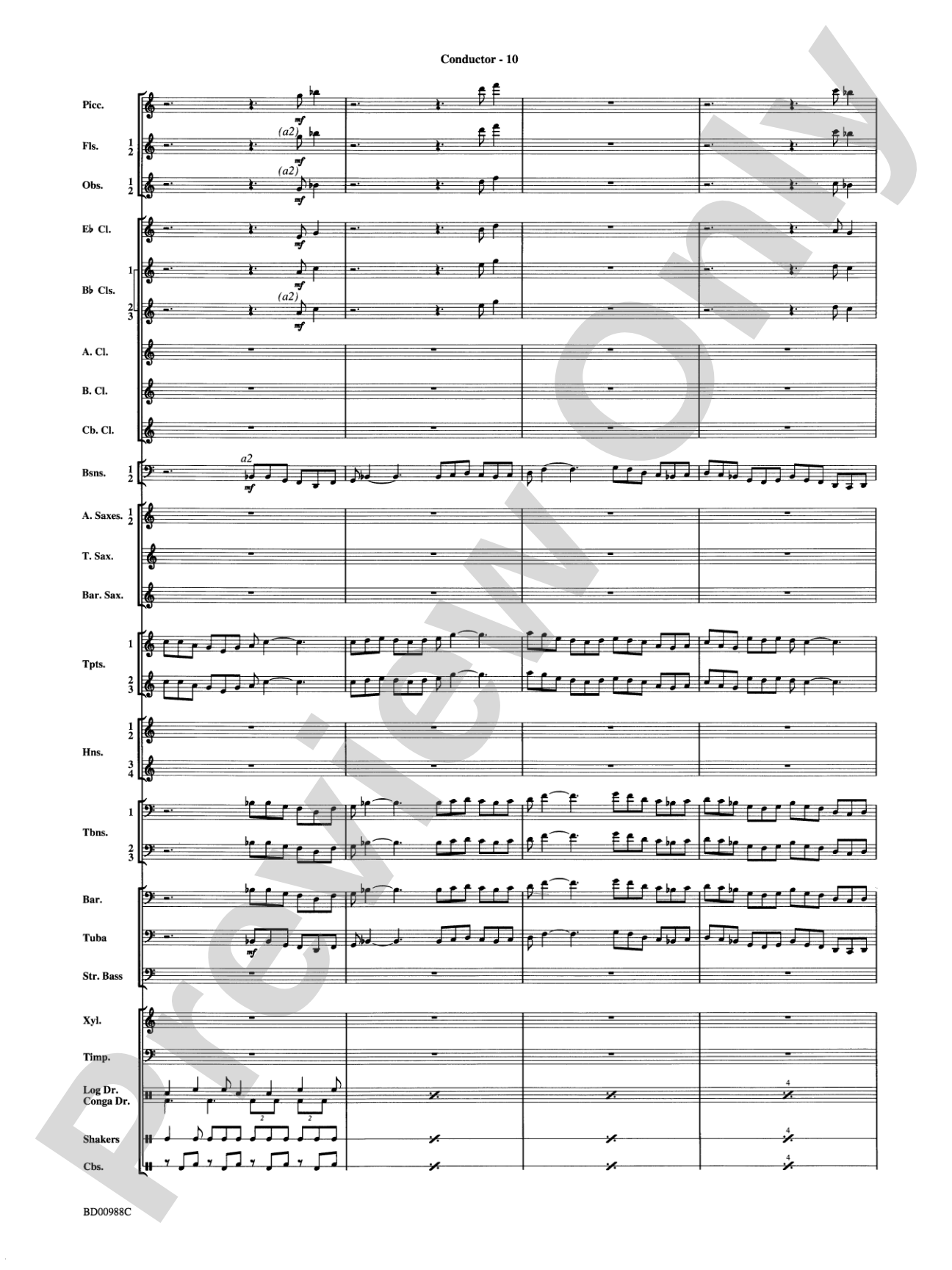 Kilimanjaro: An African Portrait: Concert Band Conductor Score & Parts