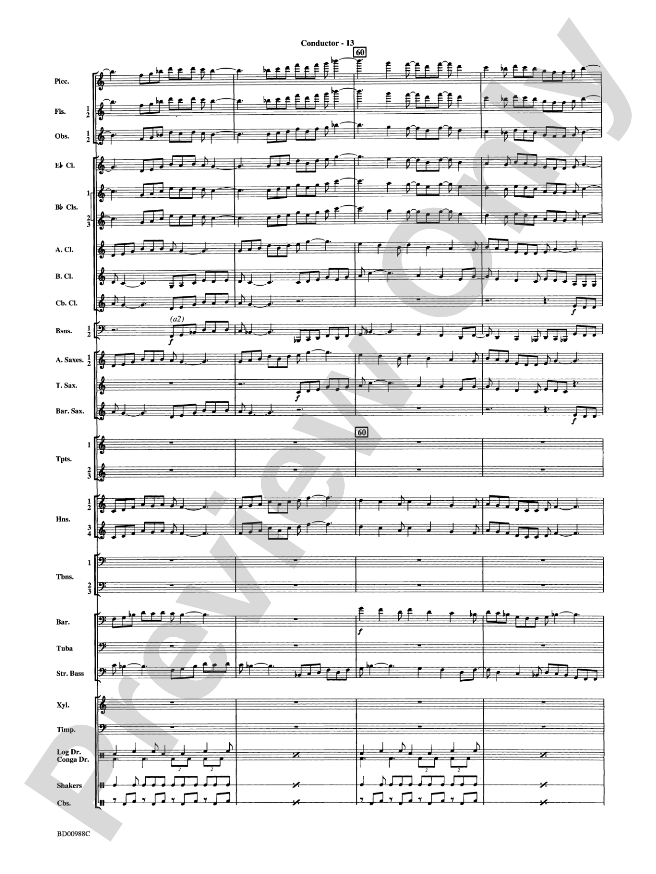 Kilimanjaro: An African Portrait: Concert Band Conductor Score & Parts