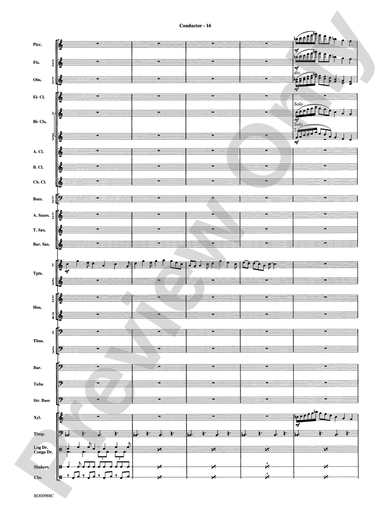 Kilimanjaro: An African Portrait: Concert Band Conductor Score & Parts