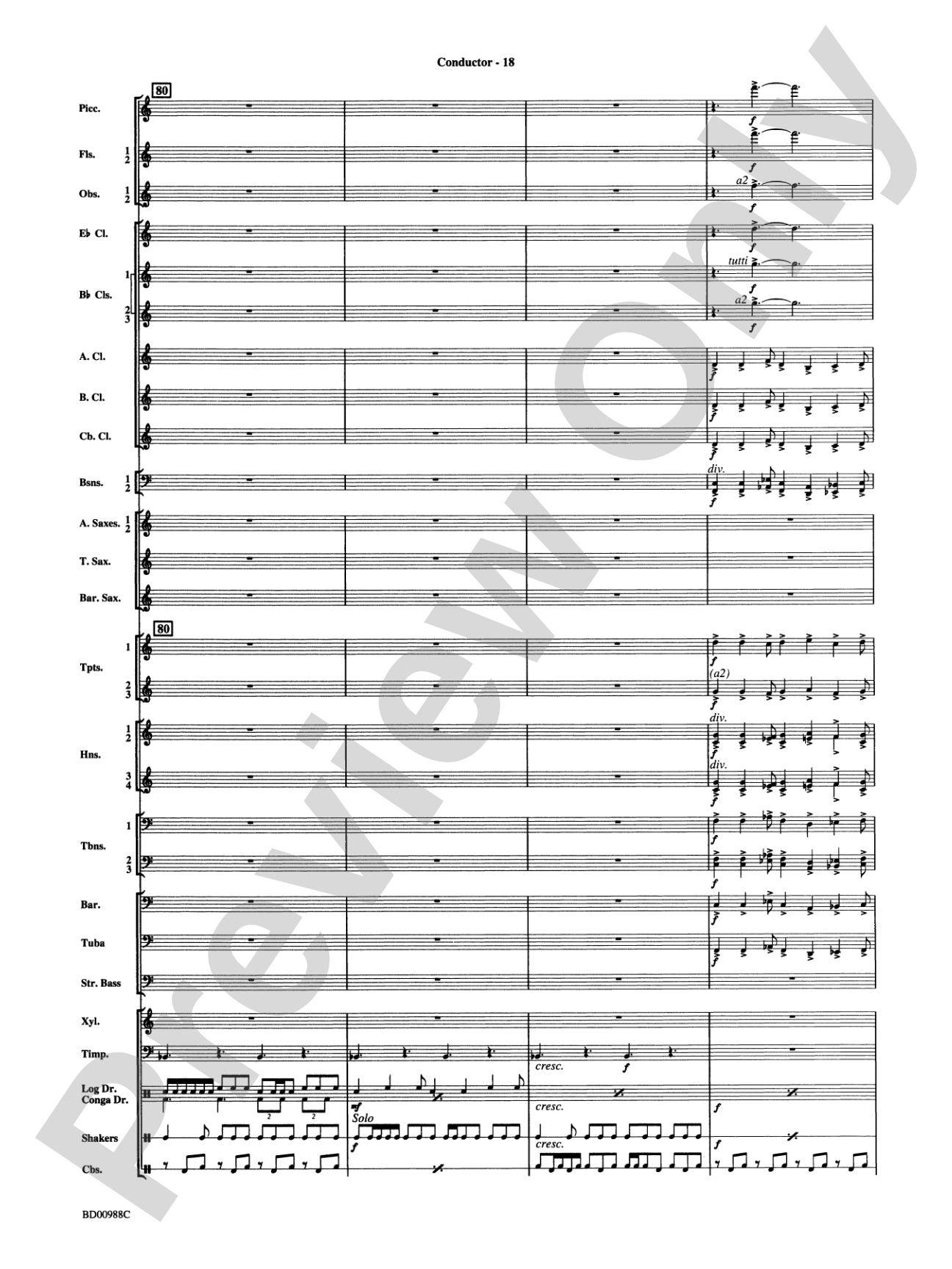 Kilimanjaro: An African Portrait: Concert Band Conductor Score & Parts