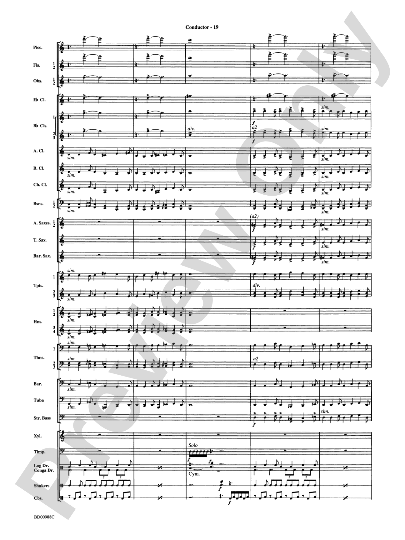 Kilimanjaro: An African Portrait: Concert Band Conductor Score & Parts