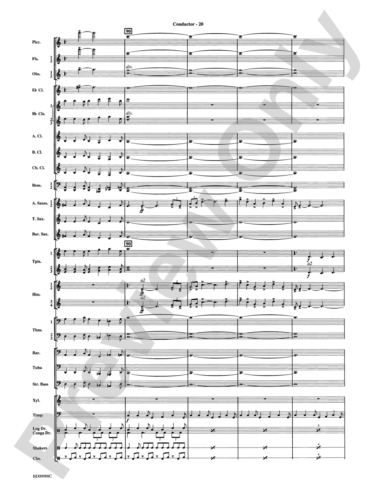 Kilimanjaro: An African Portrait: Concert Band Conductor Score & Parts