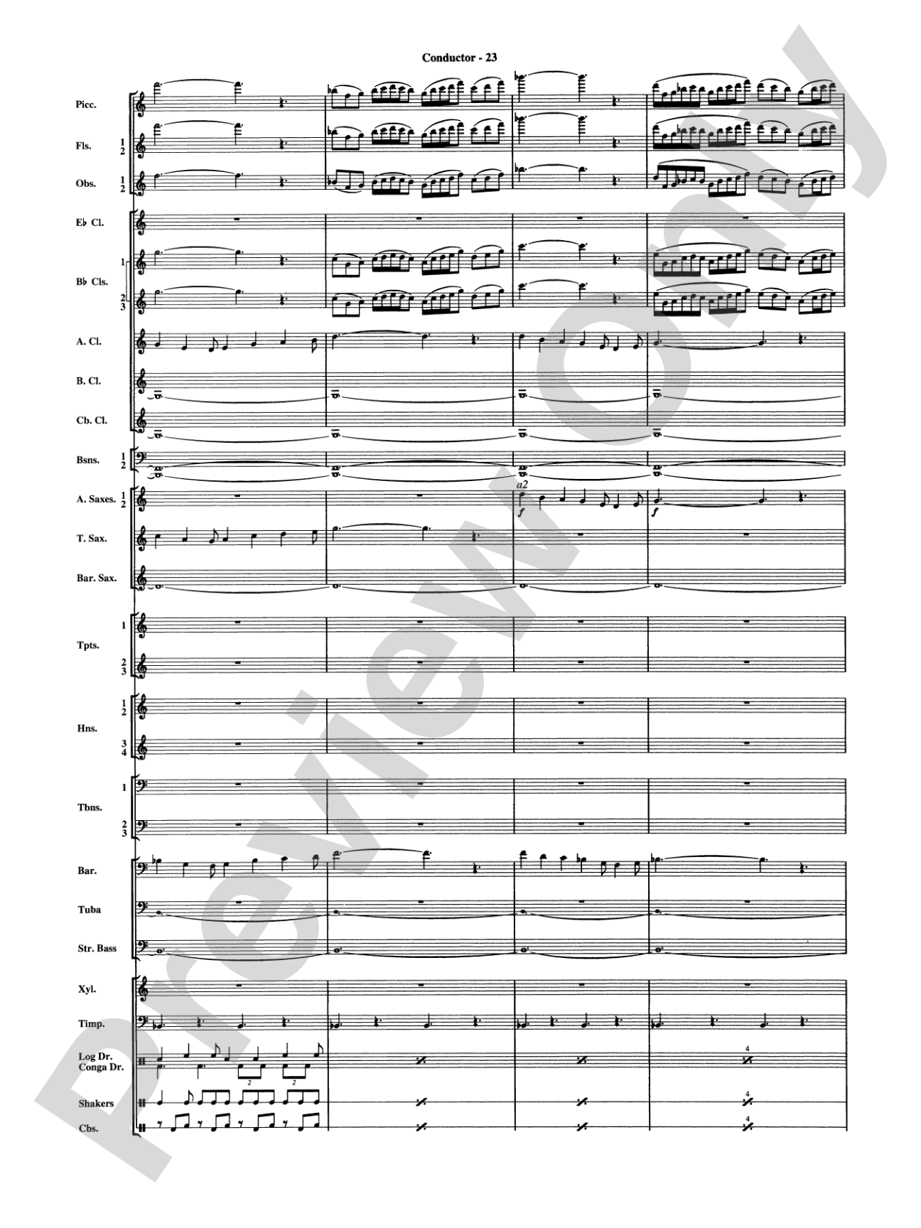 Kilimanjaro: An African Portrait: Concert Band Conductor Score & Parts