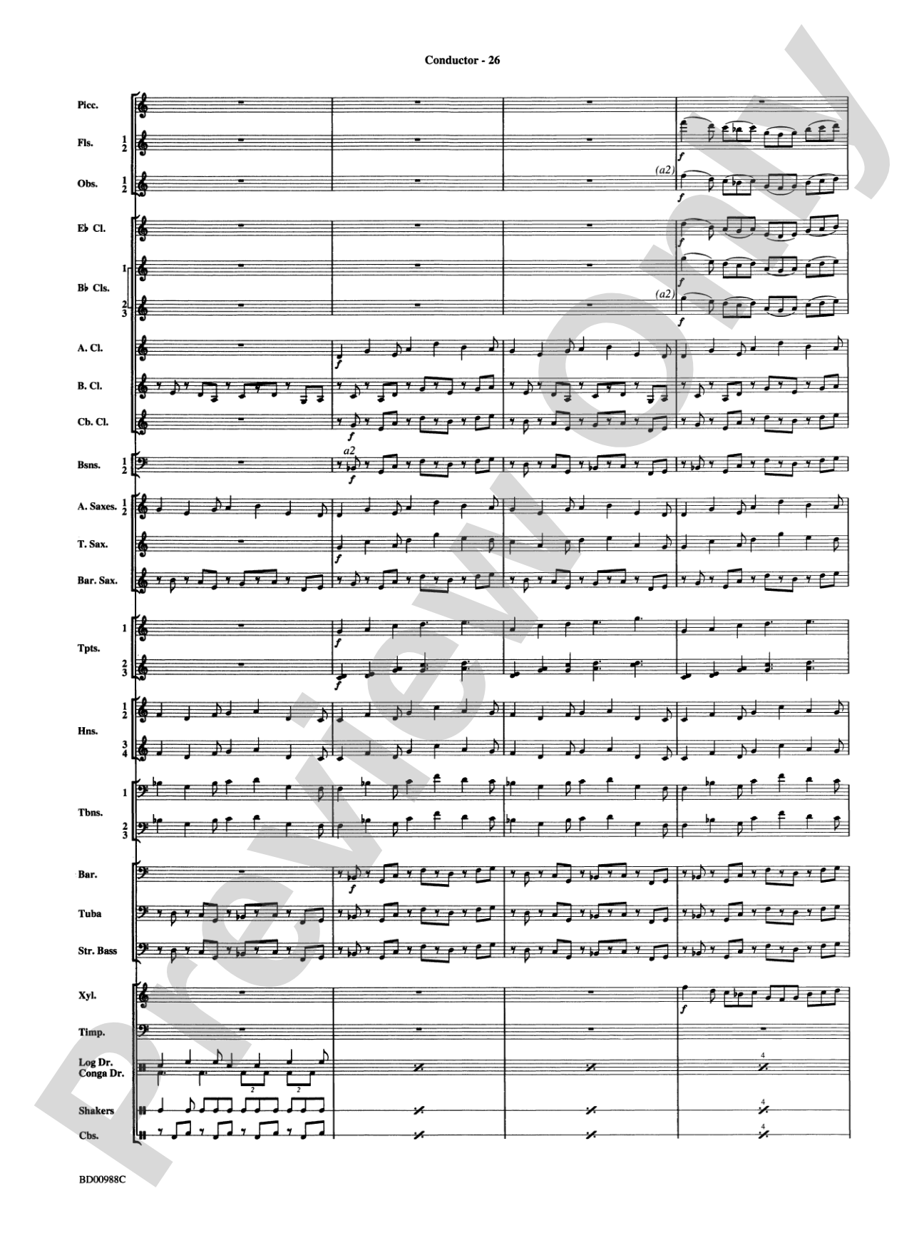 Kilimanjaro: An African Portrait: Concert Band Conductor Score & Parts