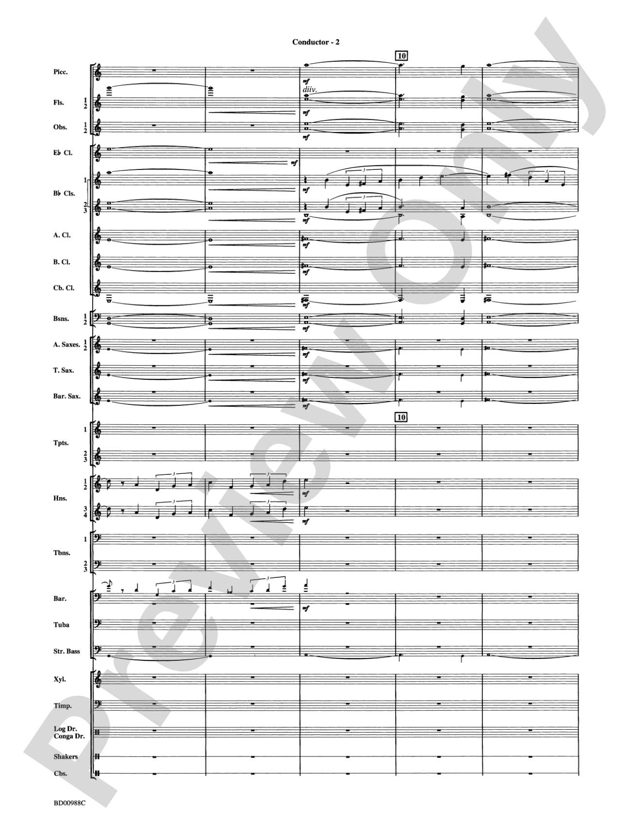 Kilimanjaro: An African Portrait: Concert Band Conductor Score & Parts