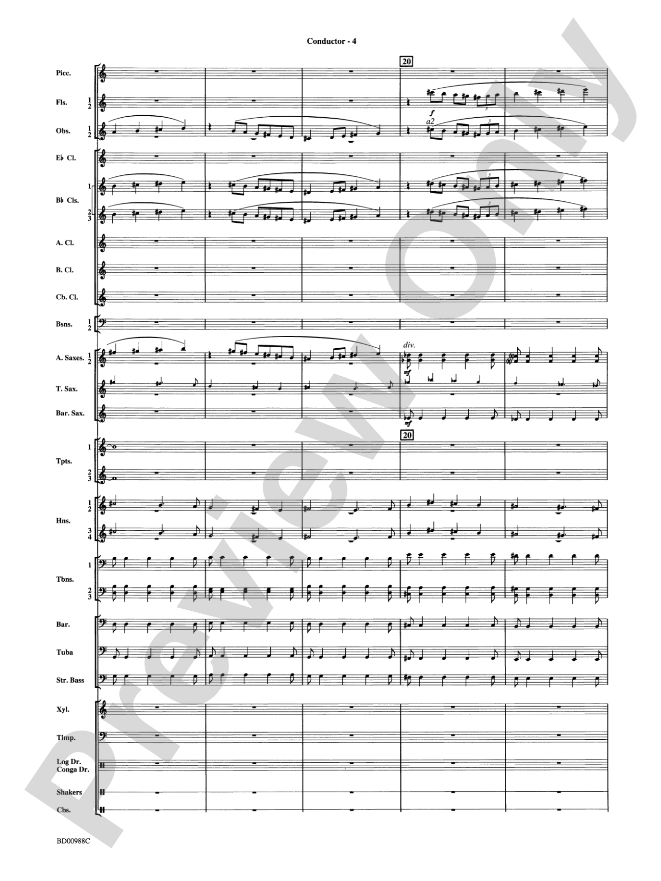 Kilimanjaro: An African Portrait: Concert Band Conductor Score & Parts