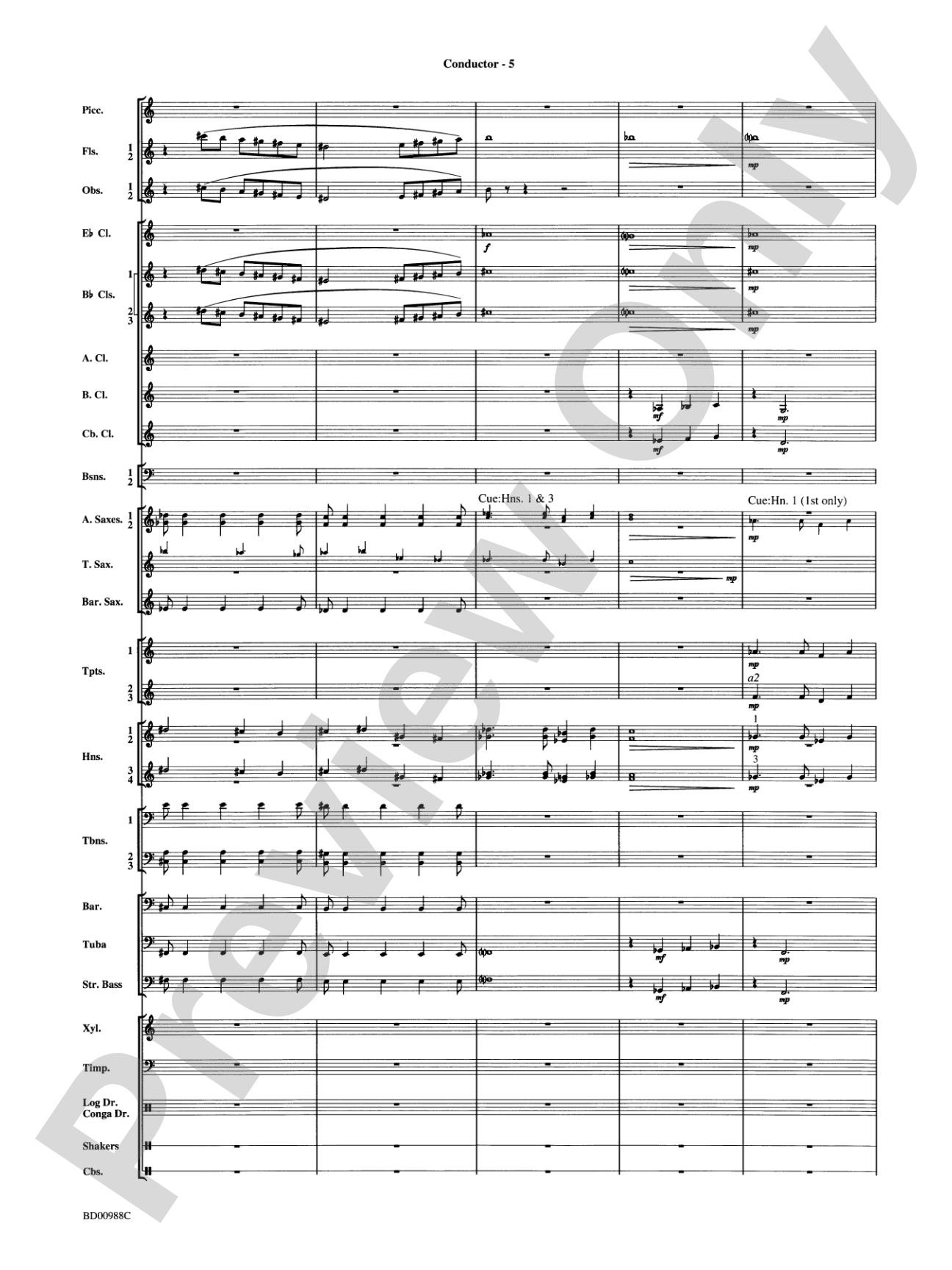Kilimanjaro: An African Portrait: Concert Band Conductor Score & Parts