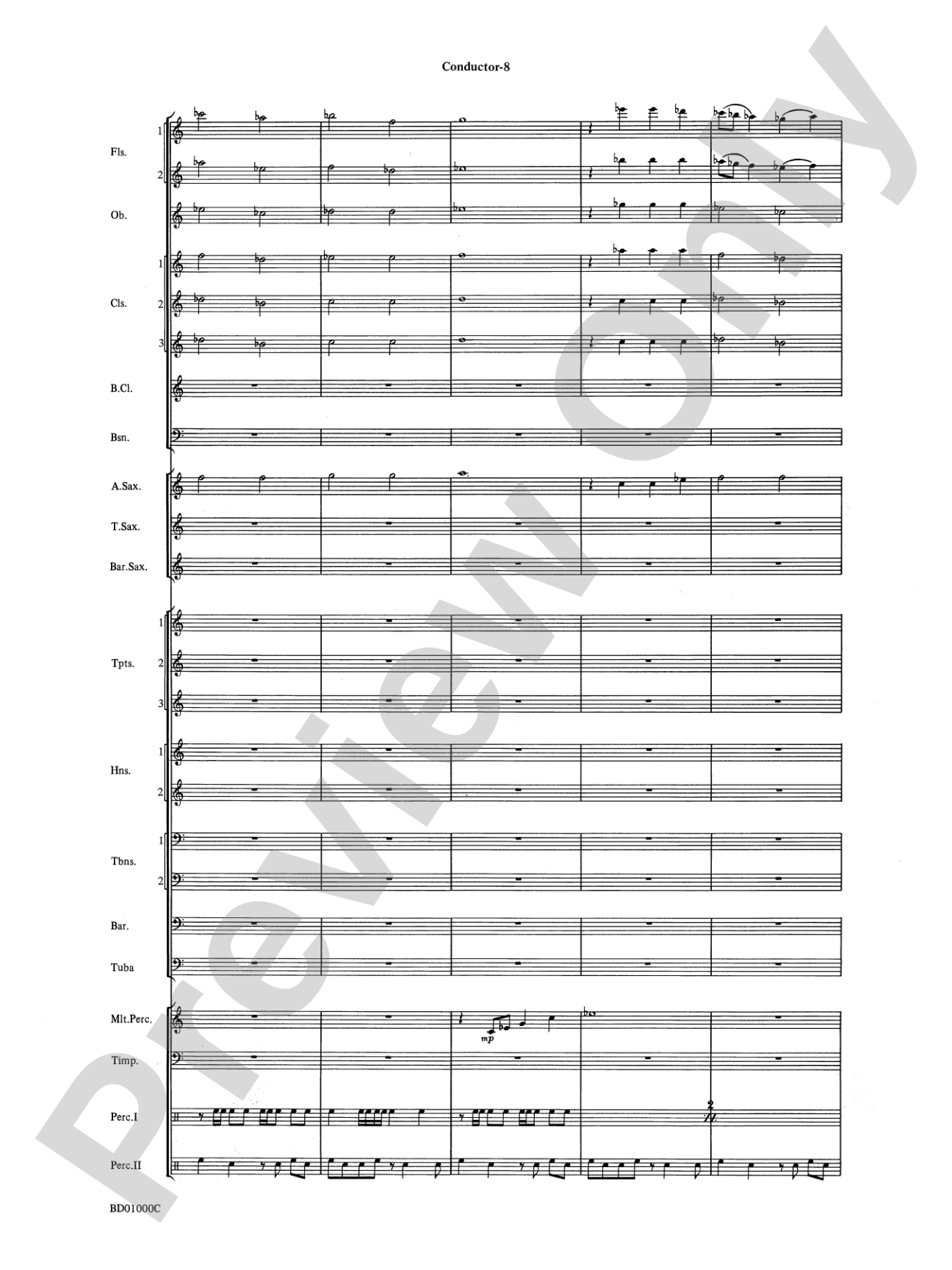 Chant Rituals: Concert Band Conductor Score & Parts