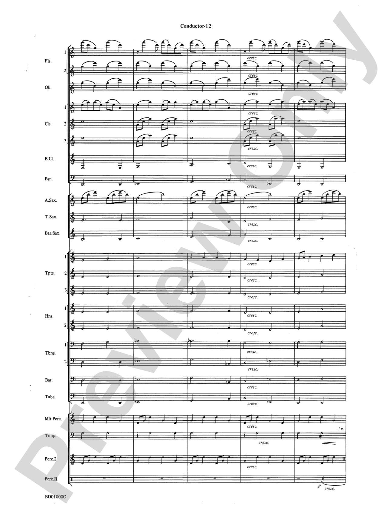 Chant Rituals: Concert Band Conductor Score & Parts