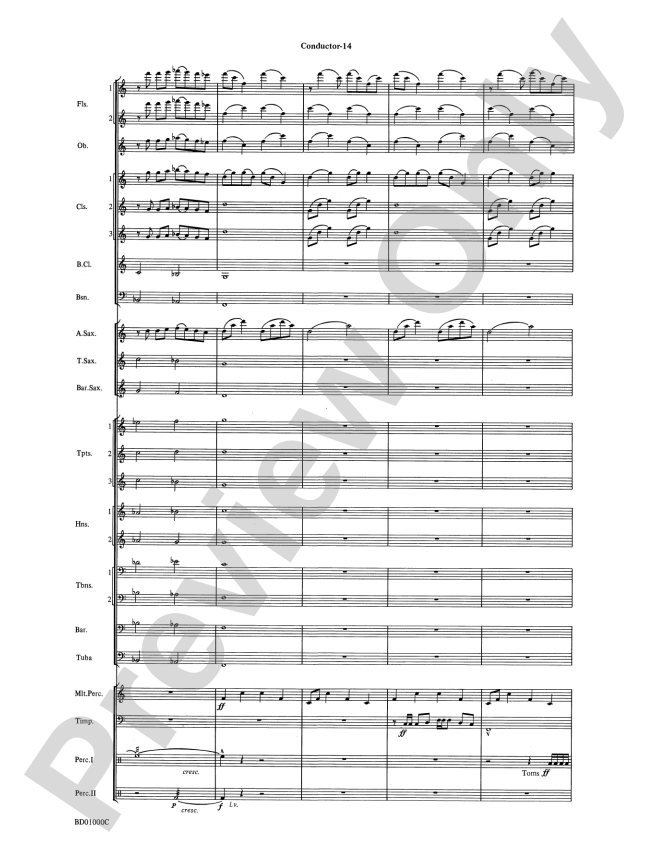 Chant Rituals: Concert Band Conductor Score & Parts