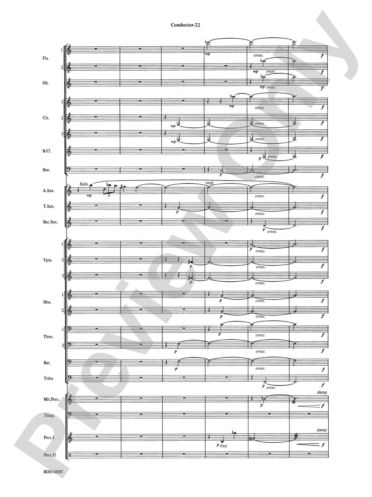 Chant Rituals: Concert Band Conductor Score & Parts