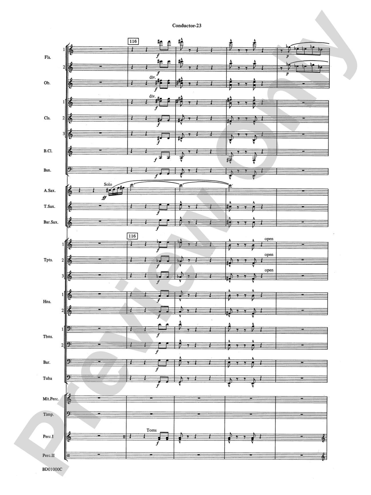 Chant Rituals: Concert Band Conductor Score & Parts