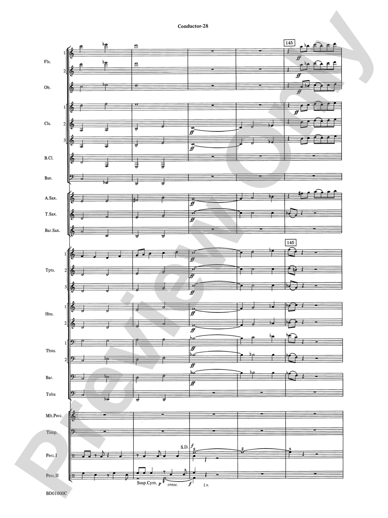 Chant Rituals: Concert Band Conductor Score & Parts