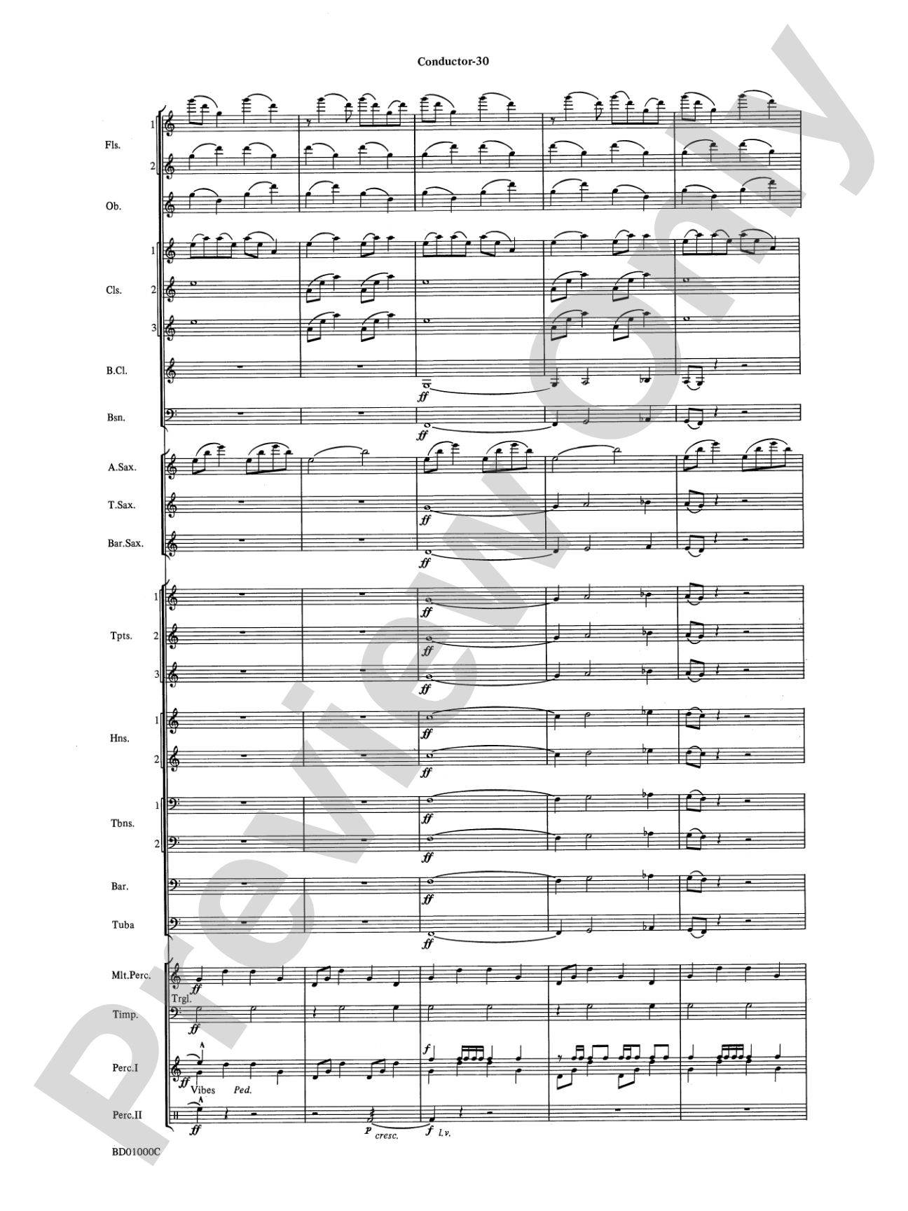 Chant Rituals: Concert Band Conductor Score & Parts