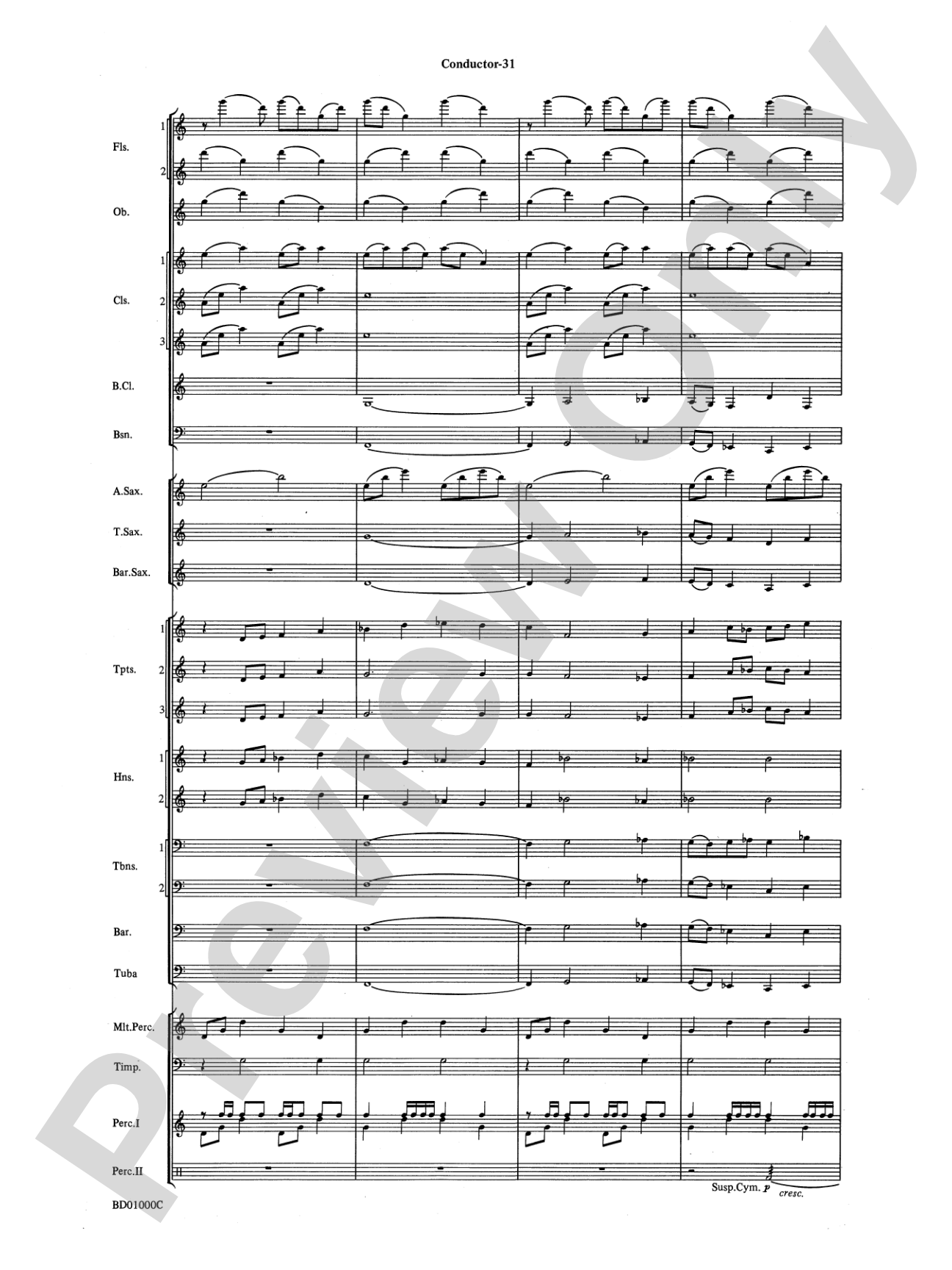 Chant Rituals: Concert Band Conductor Score & Parts