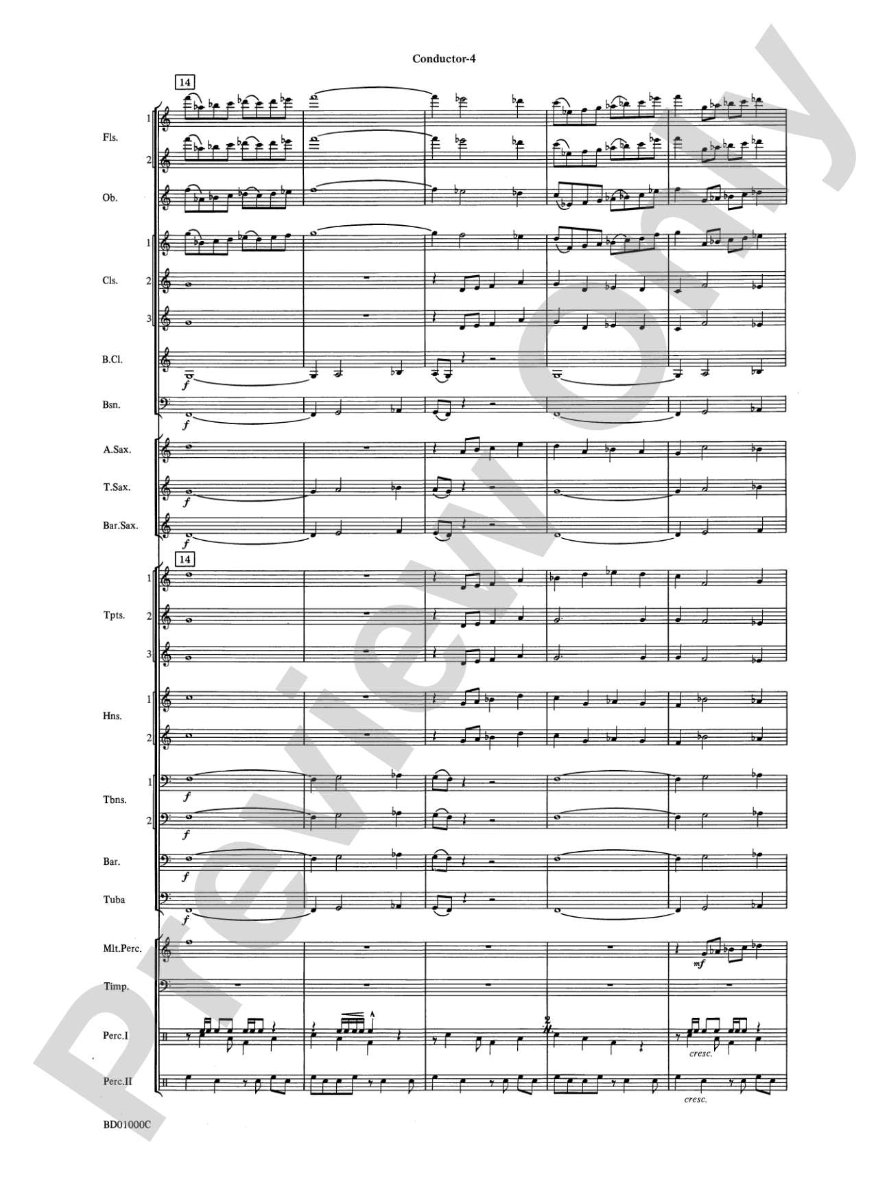 Chant Rituals: Concert Band Conductor Score & Parts