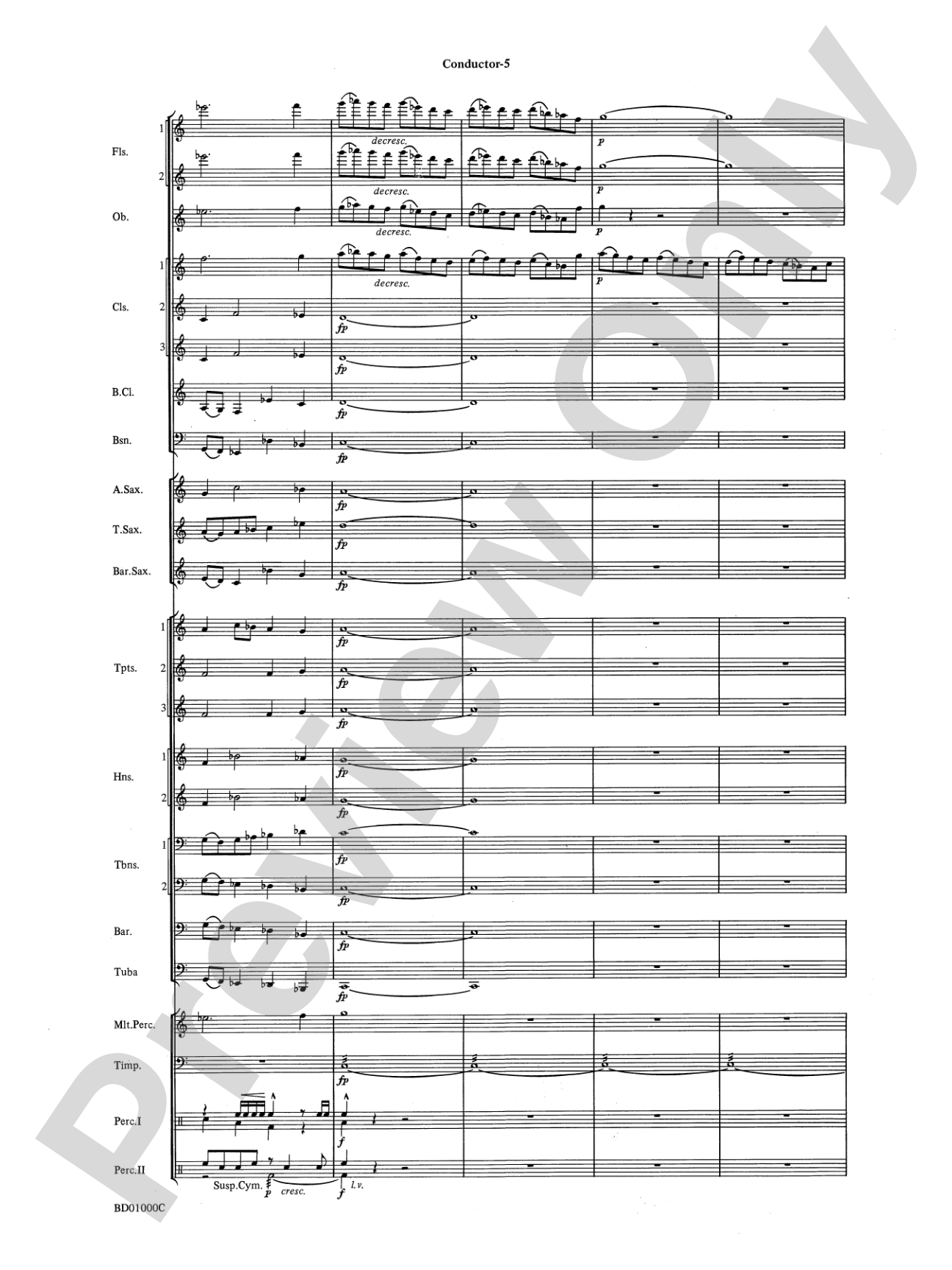 Chant Rituals: Concert Band Conductor Score & Parts