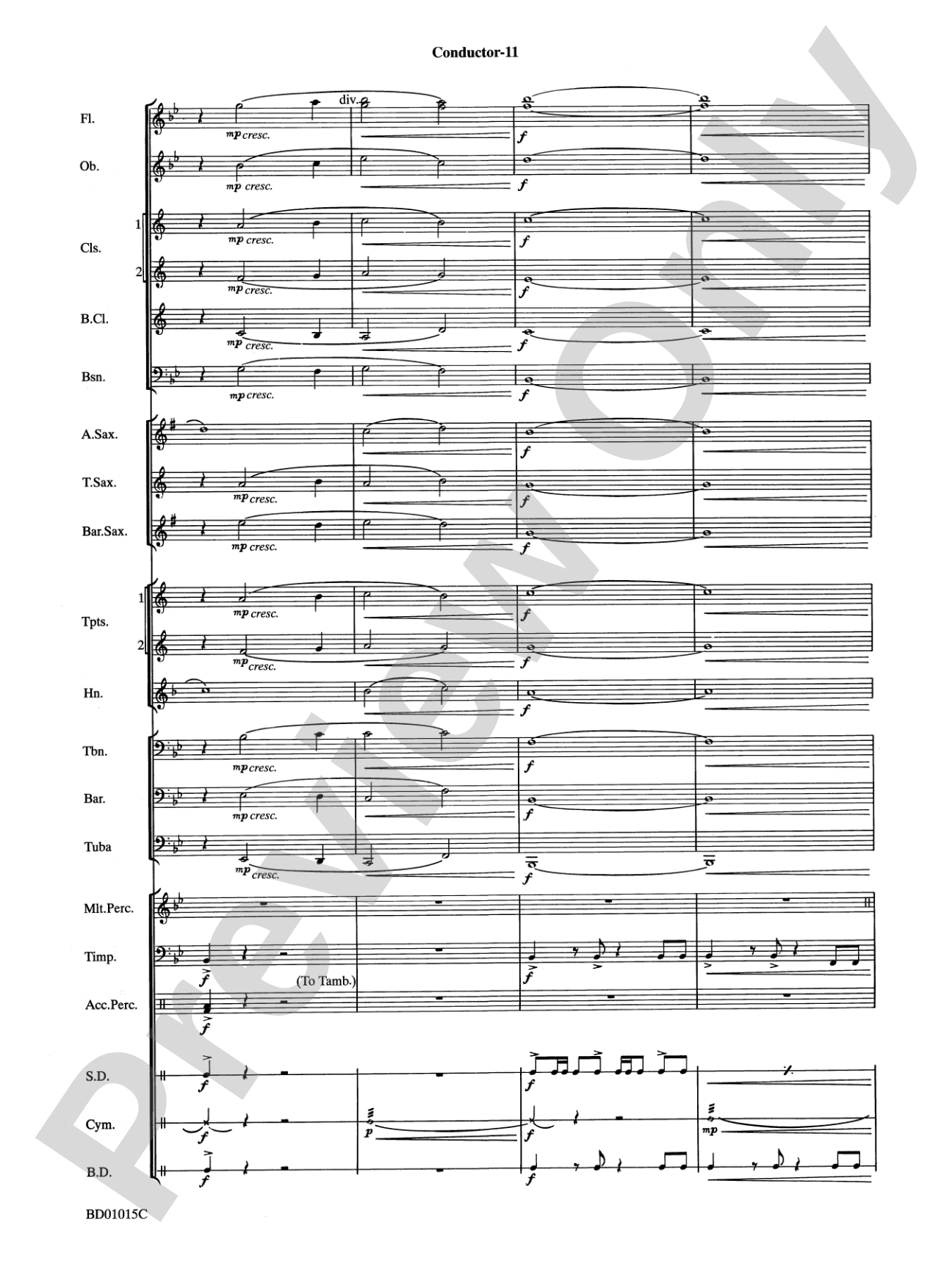 Ash Lawn Echoes (An Overture for Band): Concert Band Conductor Score & Parts