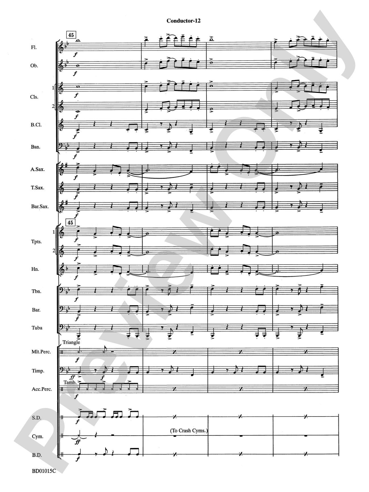 Ash Lawn Echoes (An Overture for Band): Concert Band Conductor Score & Parts