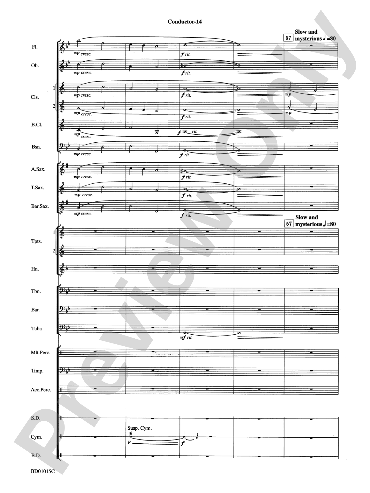 Ash Lawn Echoes (An Overture for Band): Concert Band Conductor Score & Parts