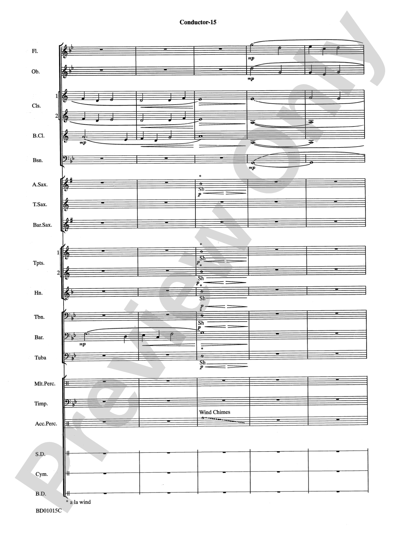 Ash Lawn Echoes (An Overture for Band): Concert Band Conductor Score & Parts