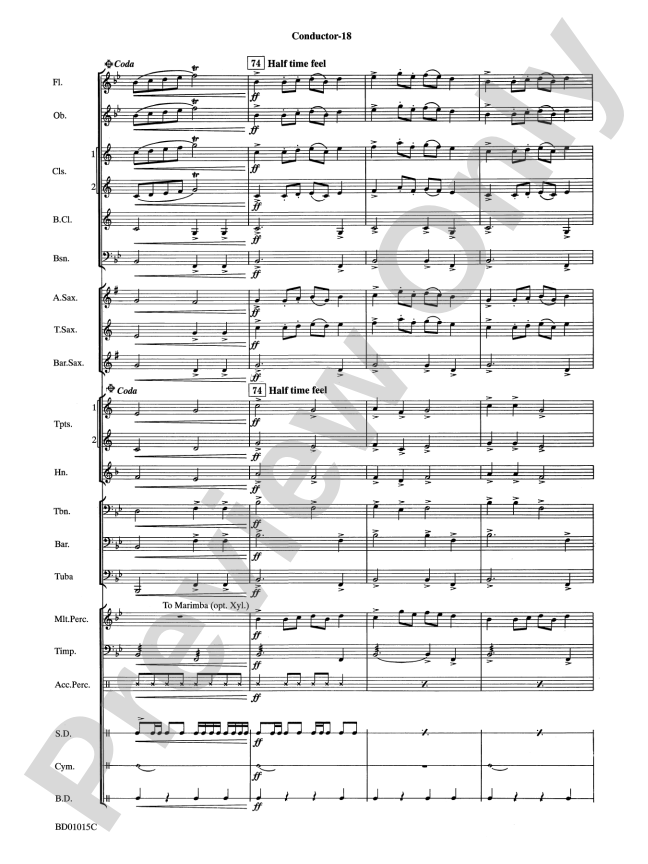Ash Lawn Echoes (An Overture for Band): Concert Band Conductor Score & Parts