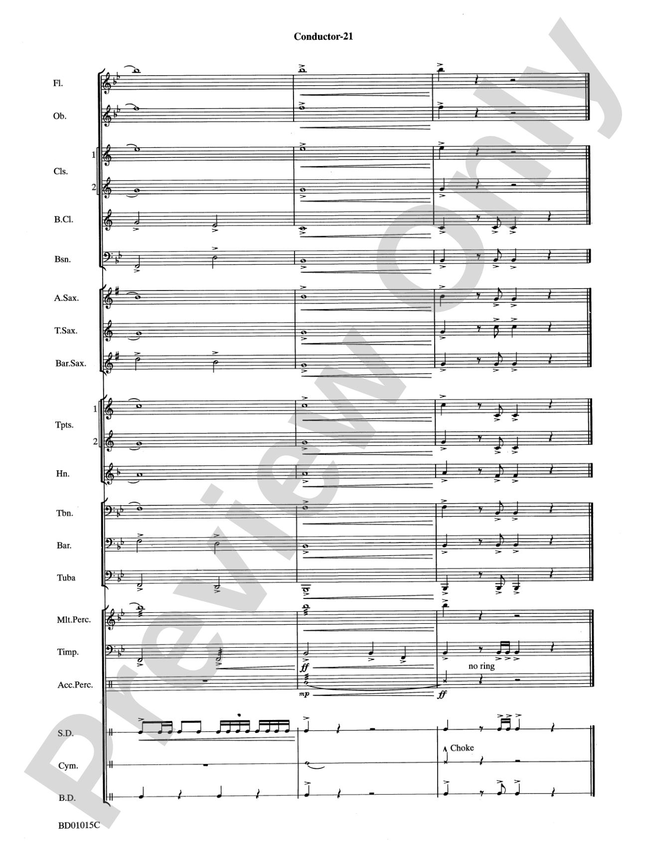 Ash Lawn Echoes (An Overture for Band): Concert Band Conductor Score & Parts