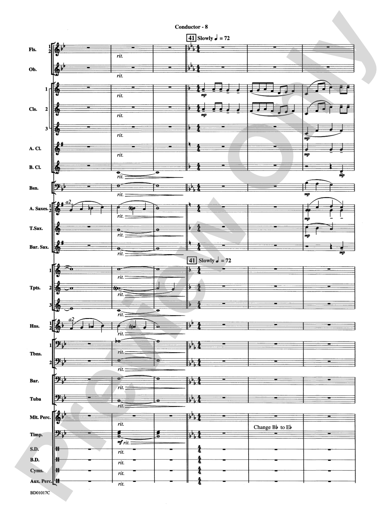 Outback Fantasy (based on Traditional Australian Folk Melodies): Concert Band Conductor Score & Parts